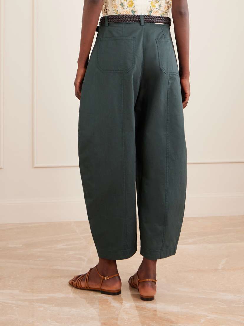 Sea Odessa Belted Cotton Wide-leg Pants | Thumbnail 4 Sea Odessa Belted Cotton Wide-leg Pants | Thumbnail 4