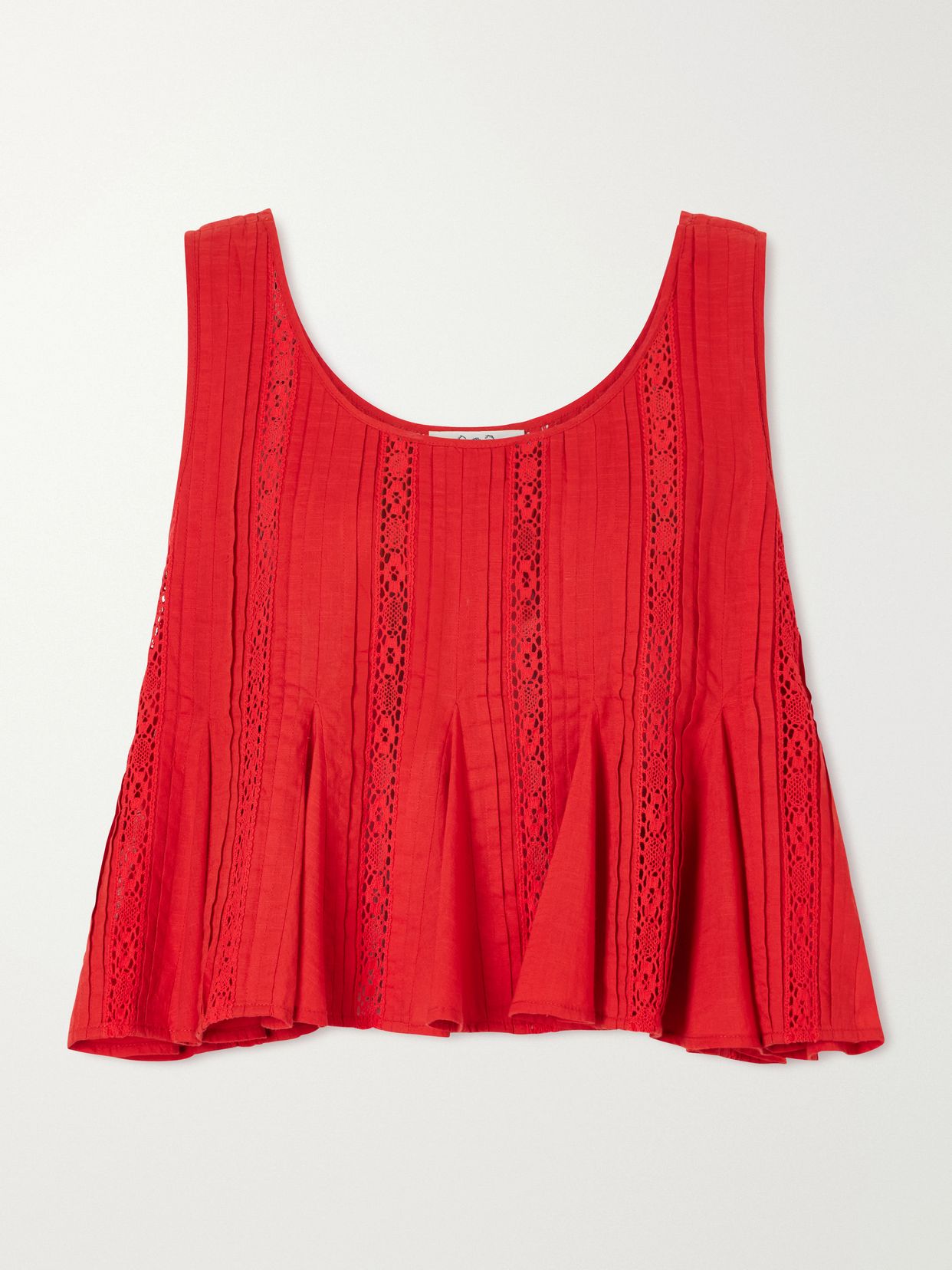 pippa embroidered cotton tank