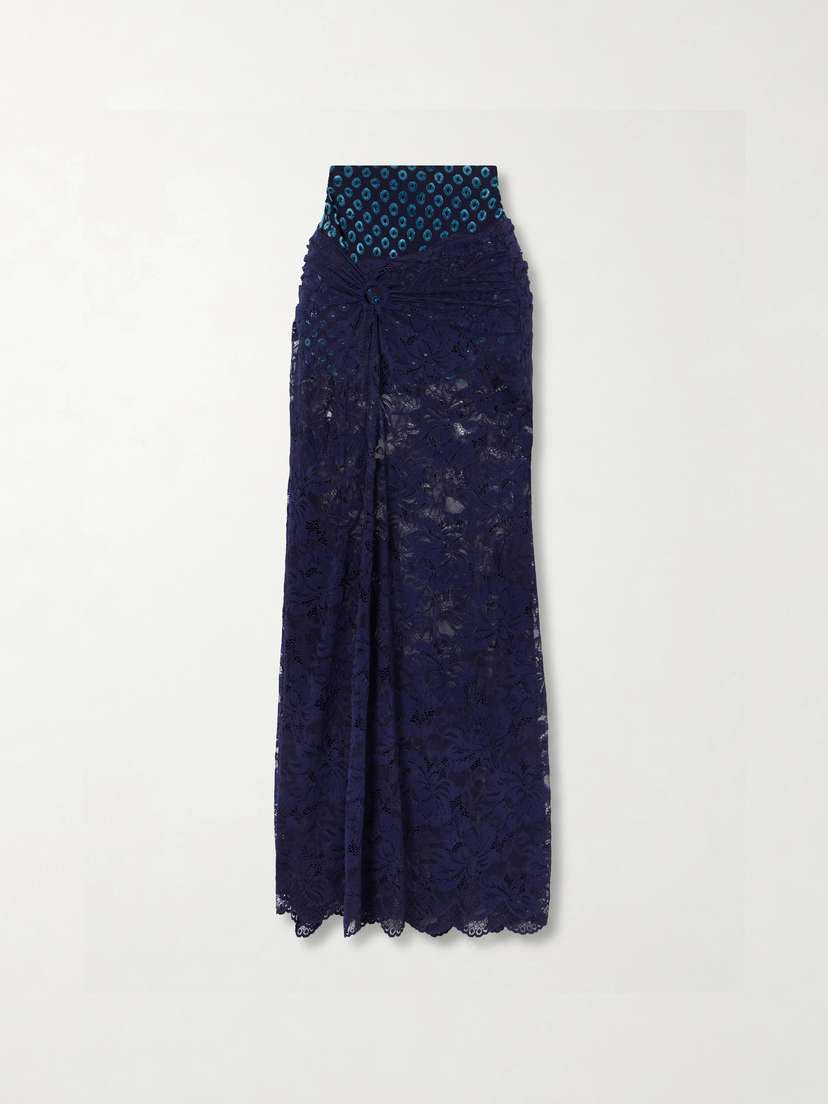 Rabanne Lace Maxi Skirt
