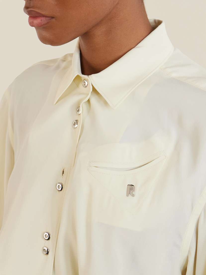 Rabanne Logo-embellished Knotted Blouse | Thumbnail 5