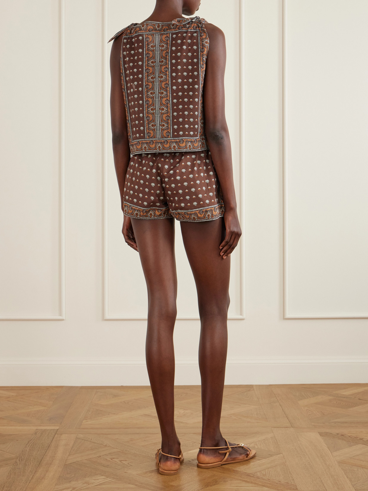 Dôen - Amalia Printed Organic Cotton Top