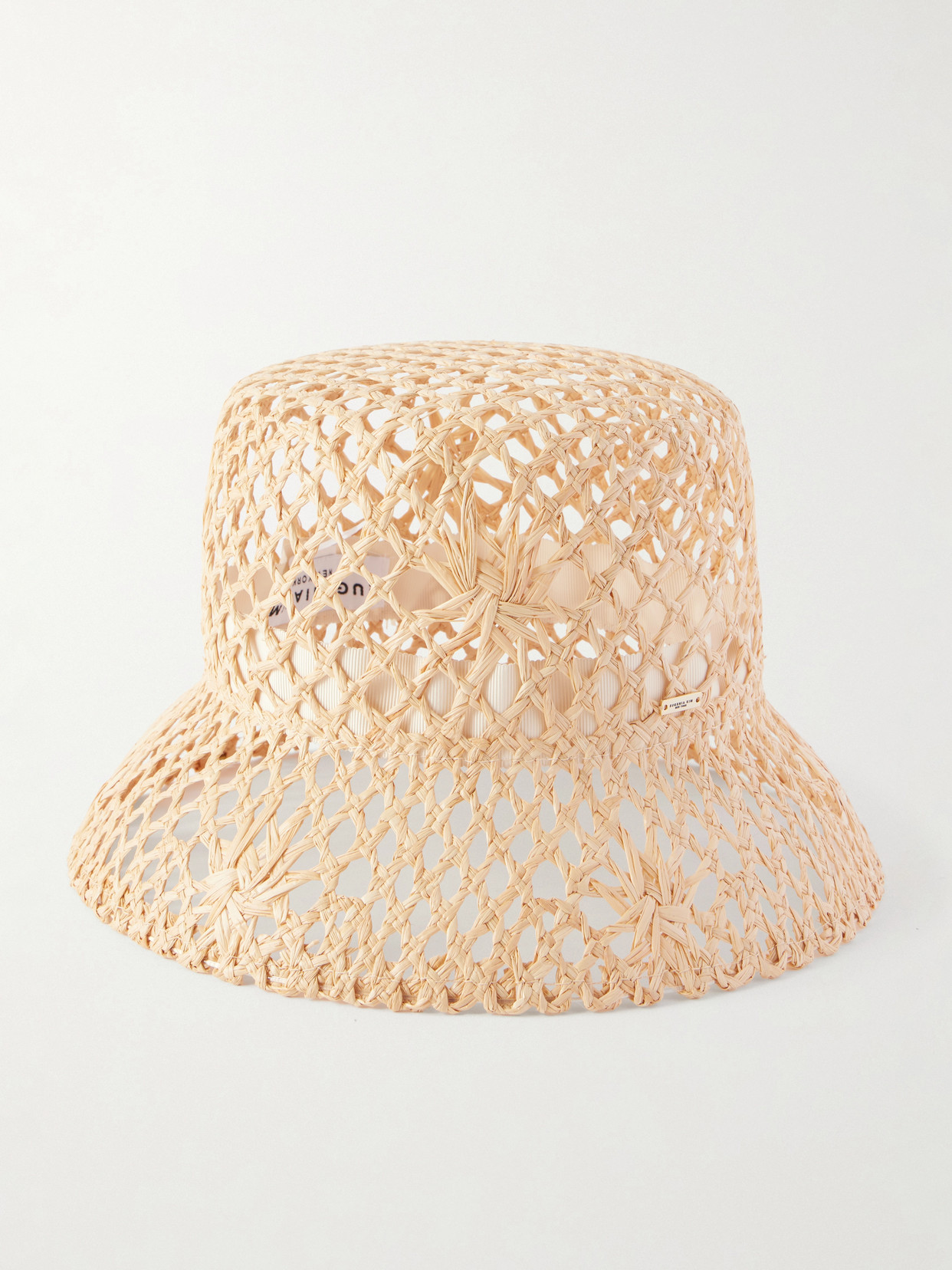 Eugenia Kim Jonah Raffia Bucket Hat In Neutral