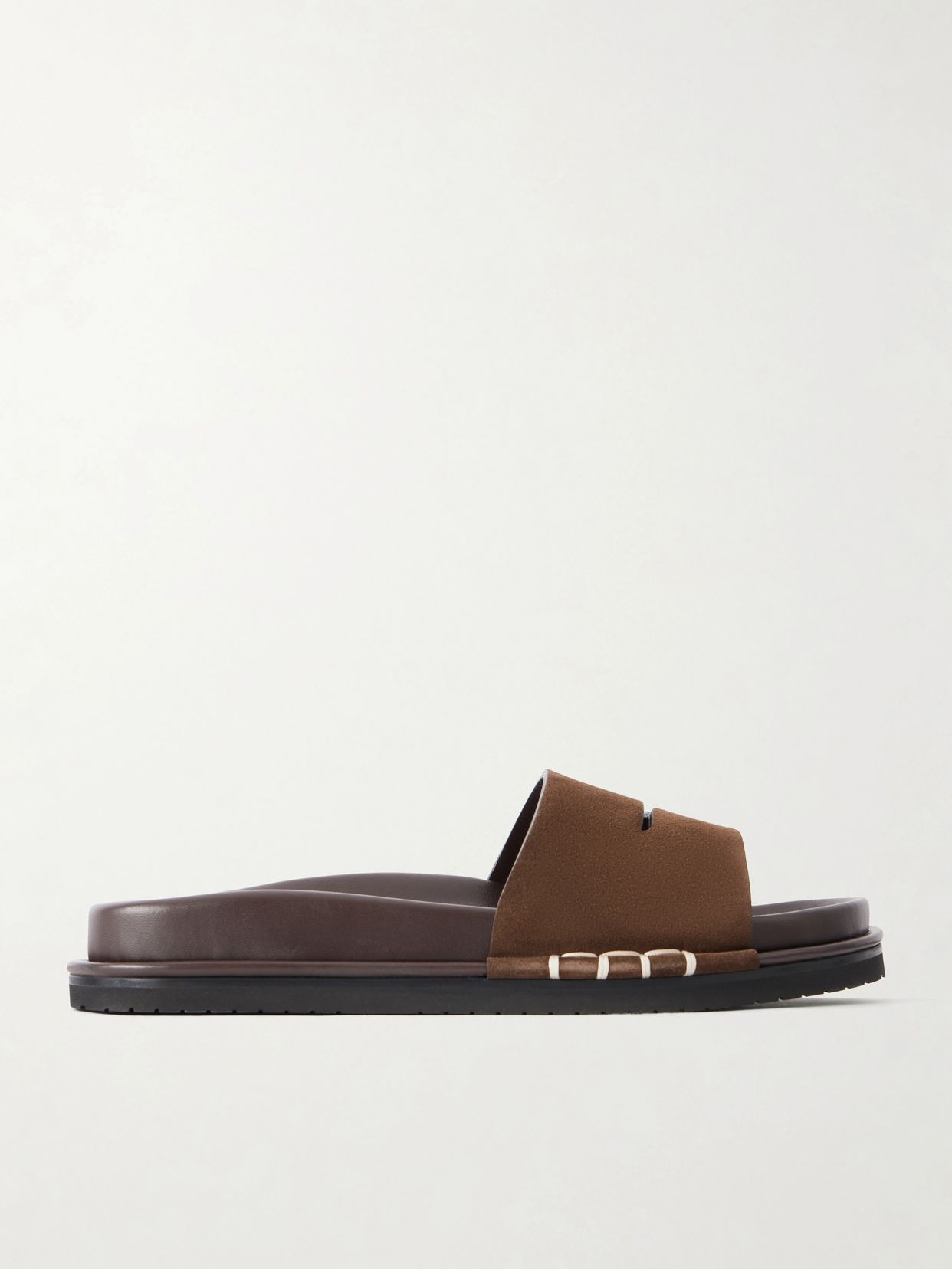 fussbett suede slides