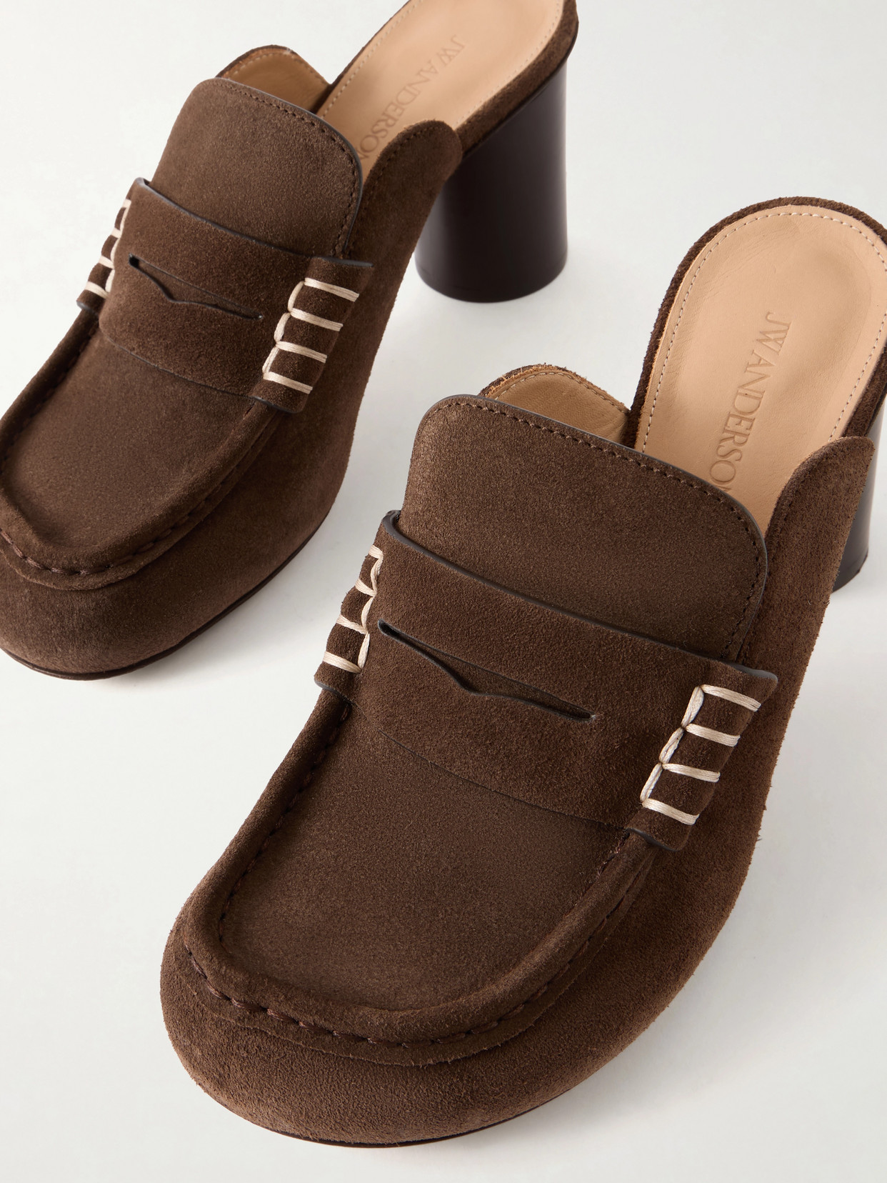 Suede Mule Pumps