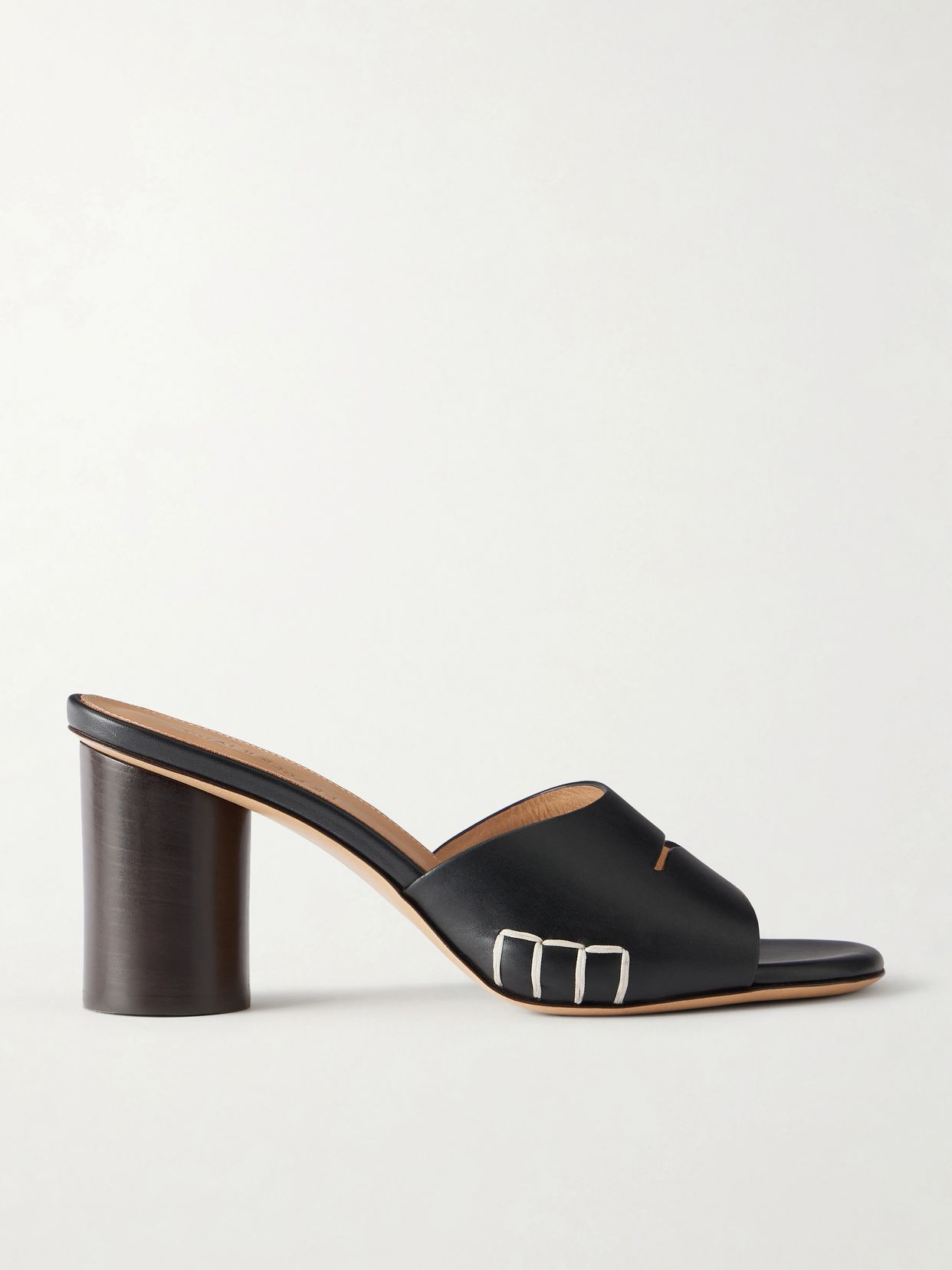 loafer leather sandals