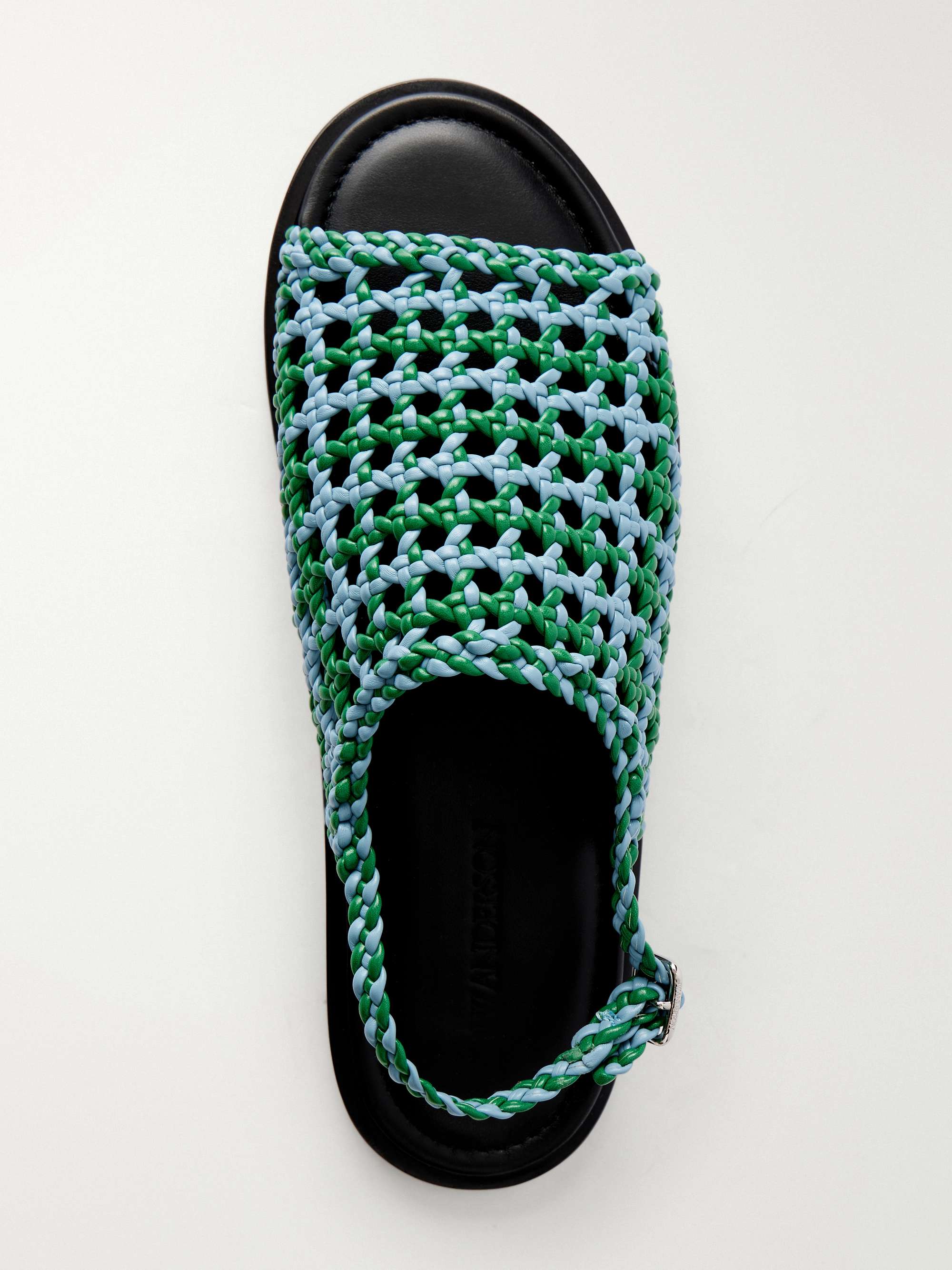 JW ANDERSON Woven leather sandals | NET-A-PORTER