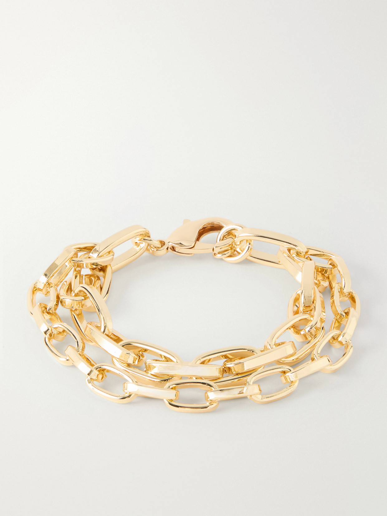 Roxanne Assoulin The Paperclip Gold-tone Chain Bracelet