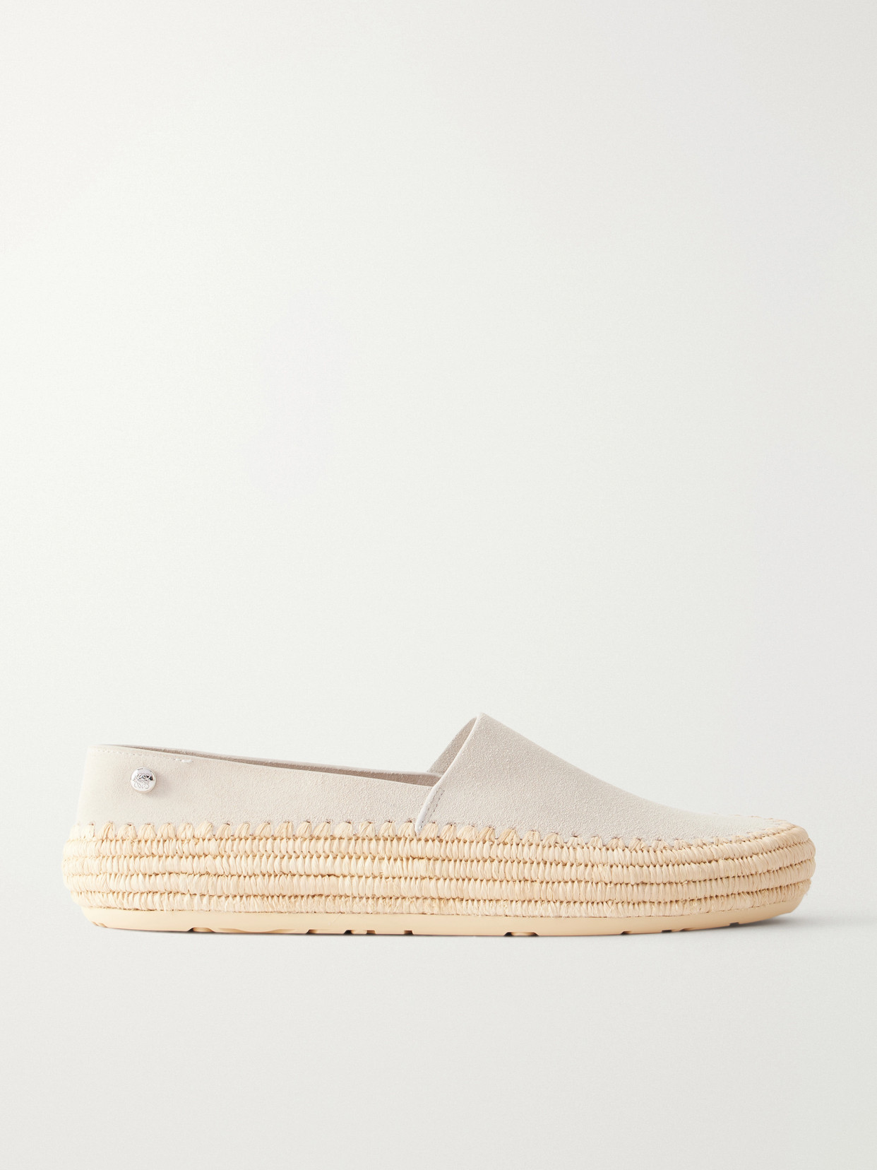 Loewe + Paula's Ibiza Rio Suede And Raffia Espadrilles