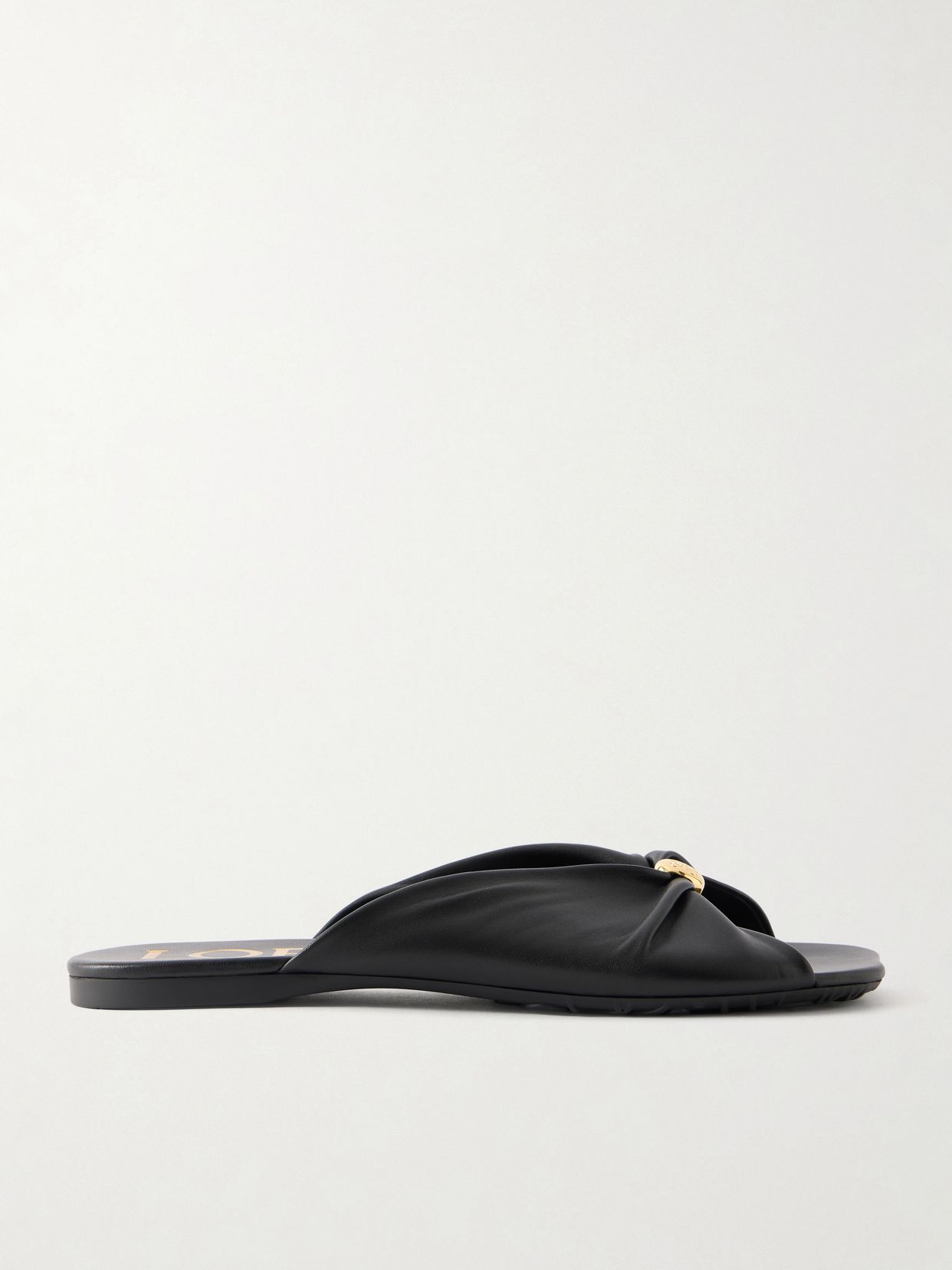 plus paula s ibiza pebble leather slides