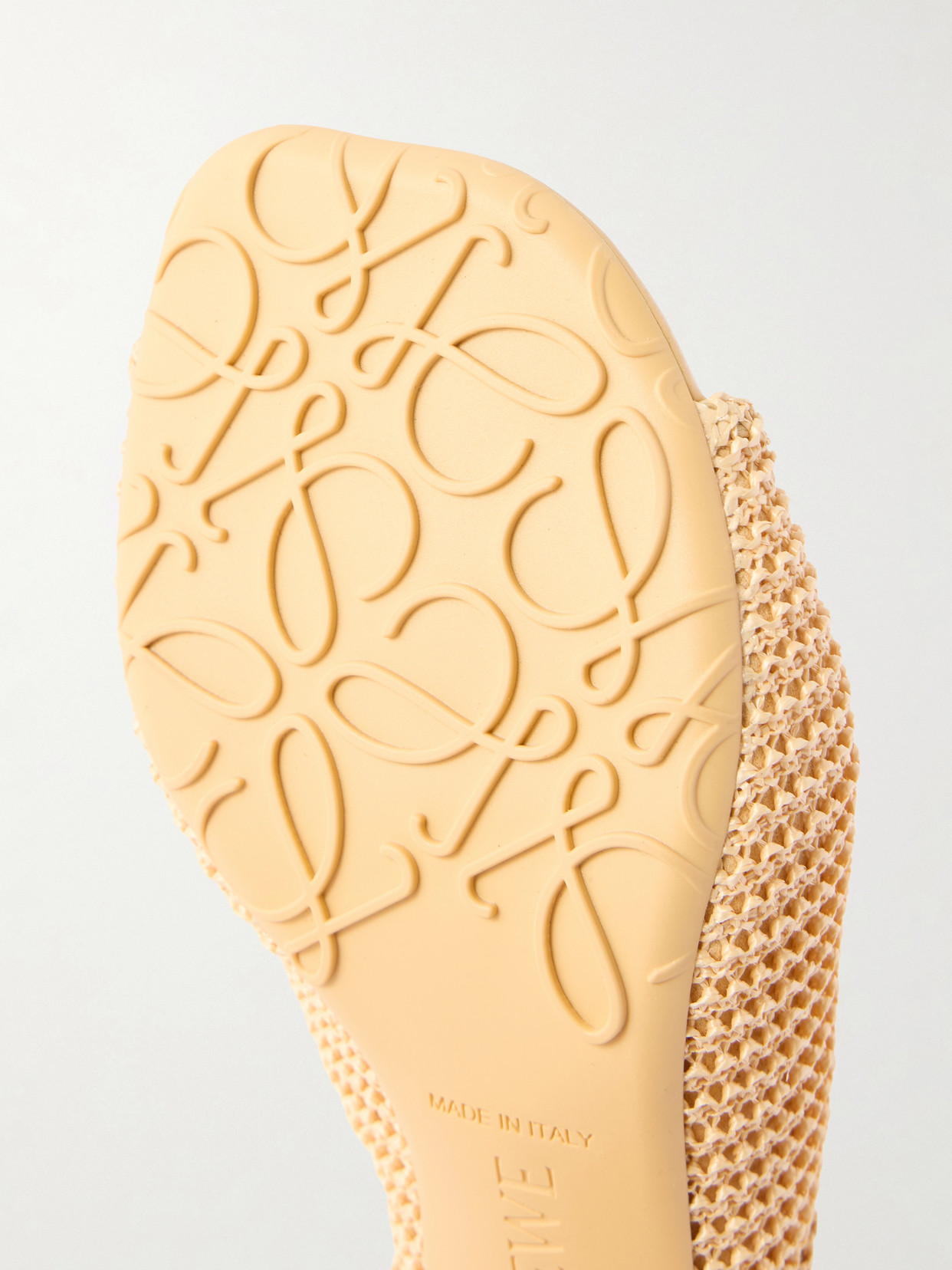 + Paula'S Ibiza Pebble Raffia-Effect Mules