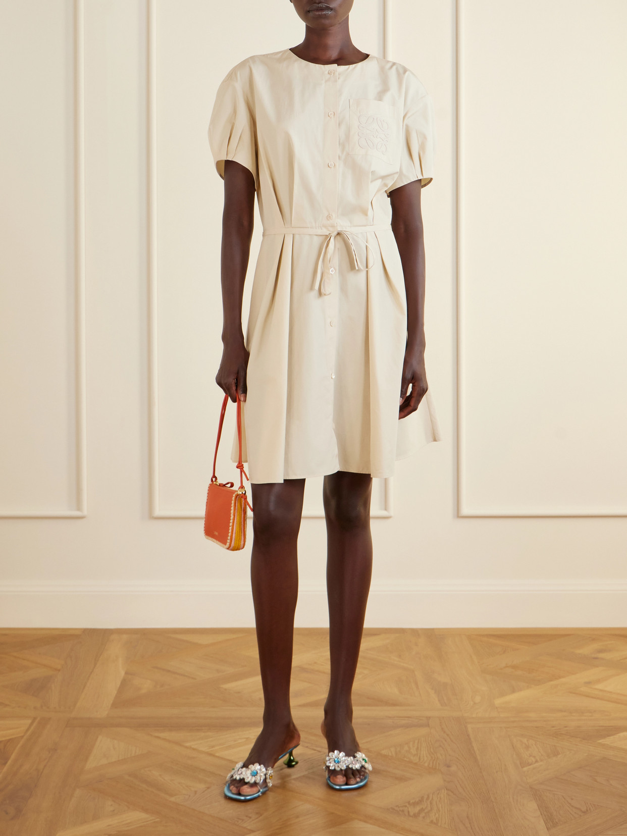 + Paula'S Ibiza Rio Raffia-Trimmed Shoulder Bag