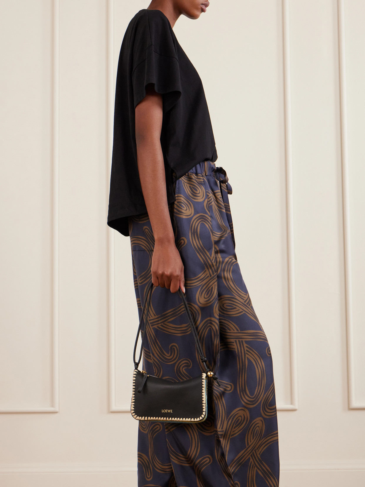 + Paula'S Ibiza Rio Raffia-Trimmed Shoulder Bag