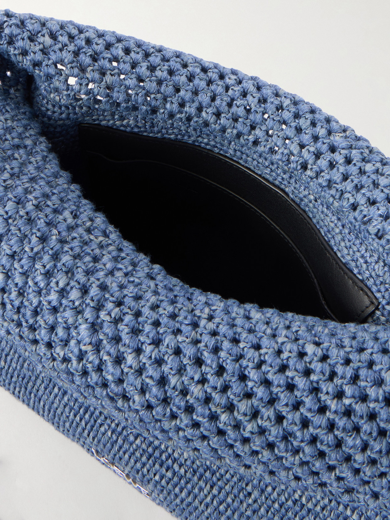 + Paula'S Ibiza Ola Embellished Leather-Trimmed Raffia Shoulder Bag