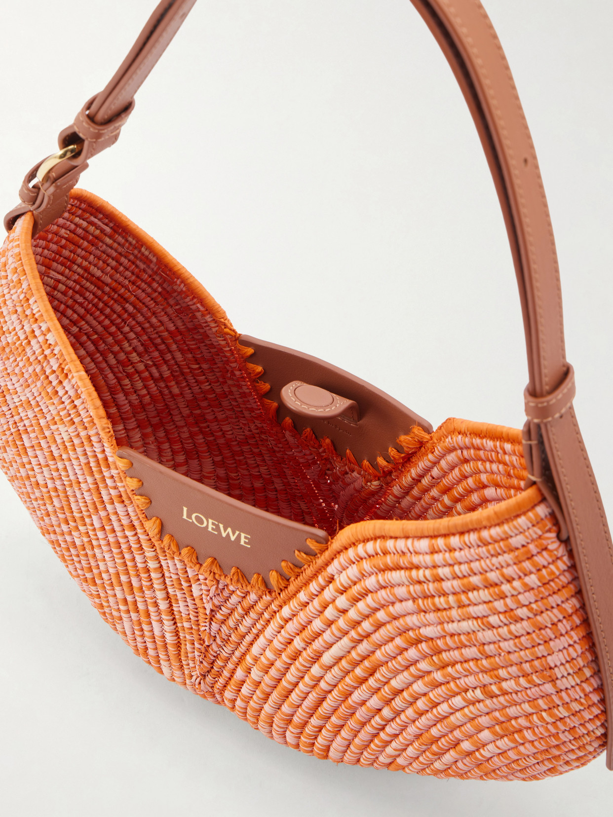 Loewe Medium Swing Shoulder Bag In Orange