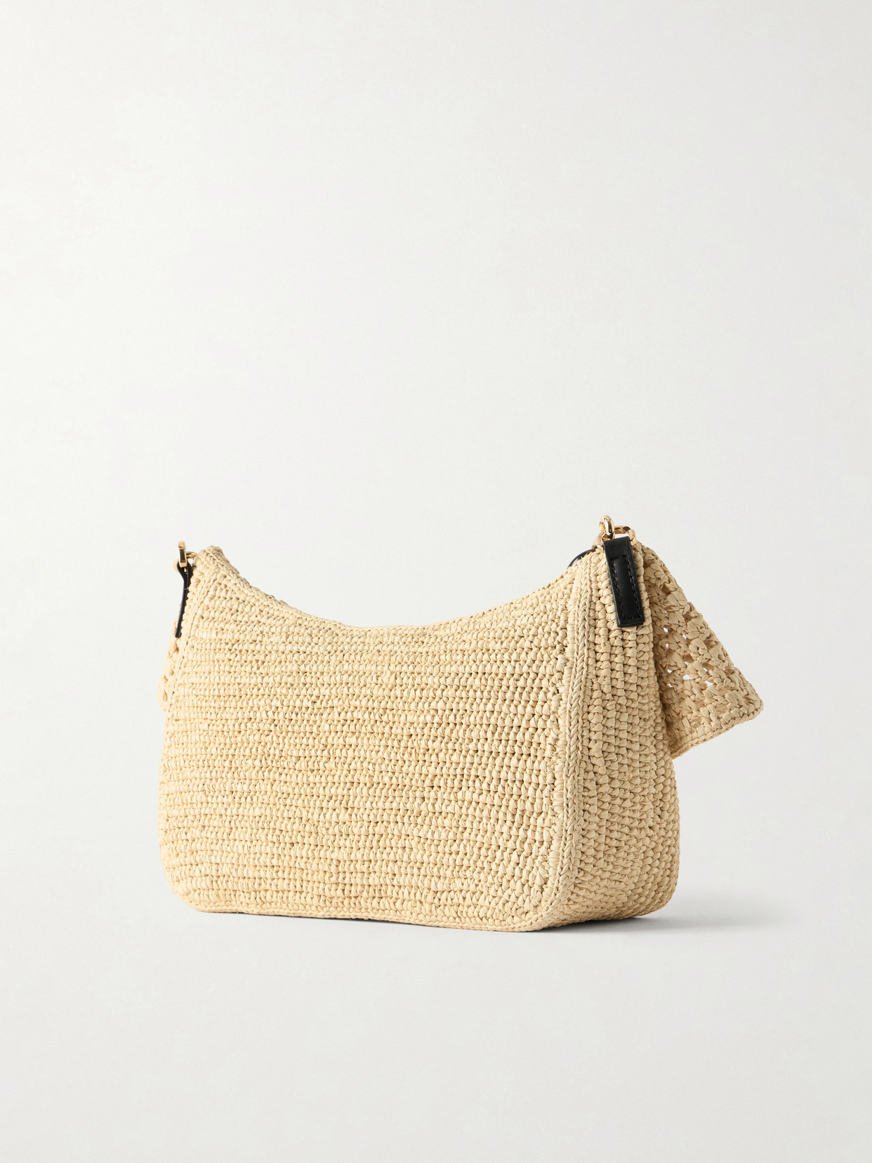 Loewe Medium Ola Bag In Raffia For Woman In Brown