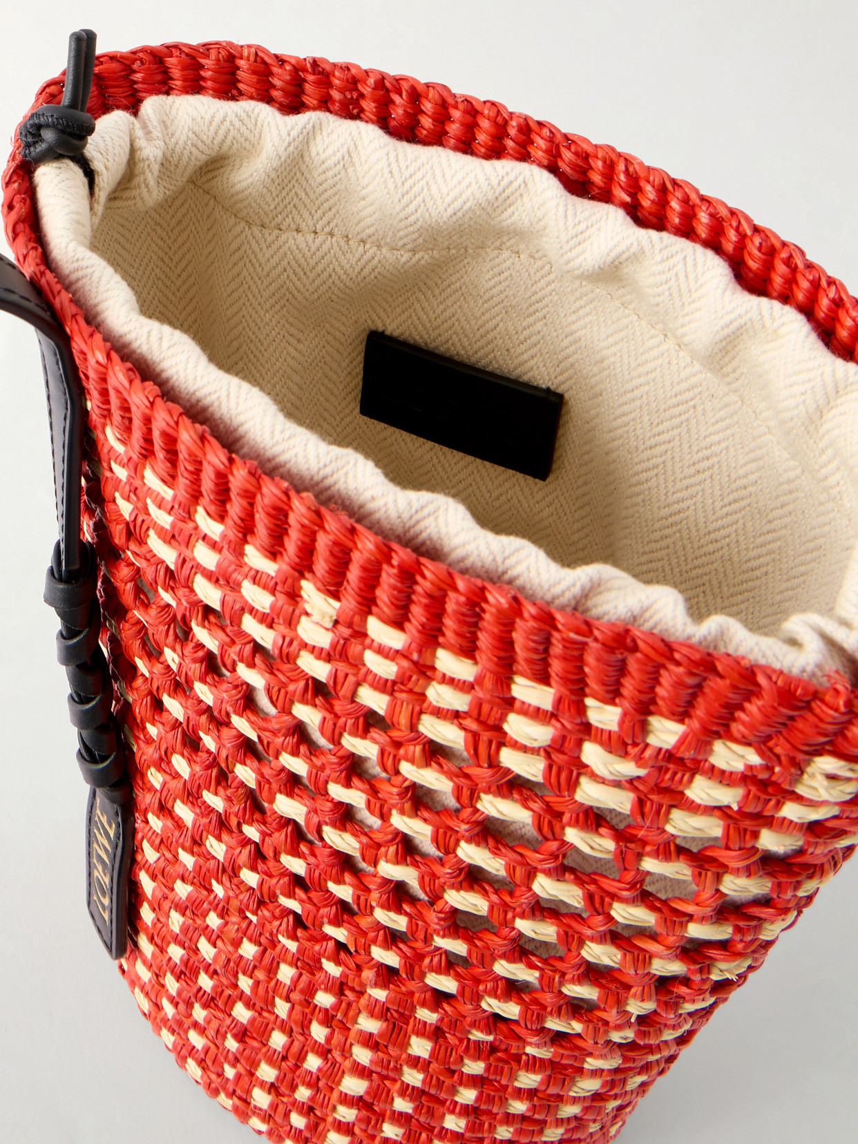 + Paula'S Ibiza Braid Leather-Trimmed Raffia Shoulder Bag