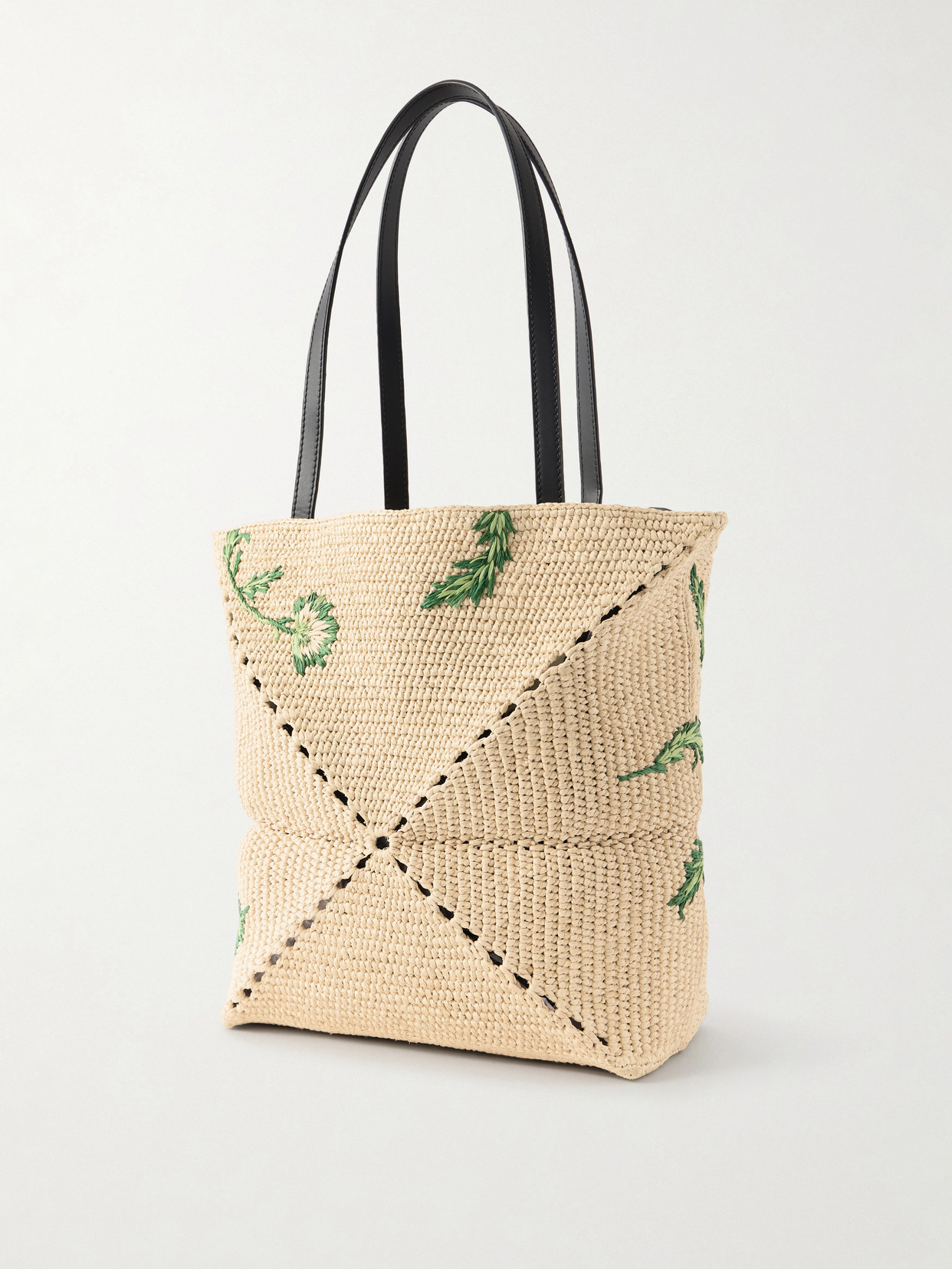 Loewe Foldable Shoulder Bag In Neutral