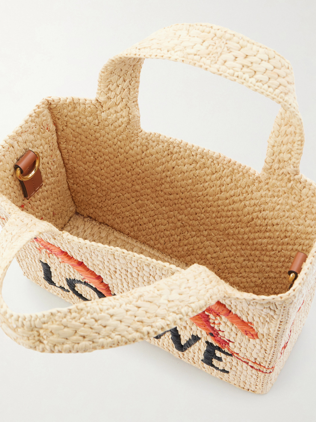 + Paula'S Ibiza Embroidered Raffia Tote