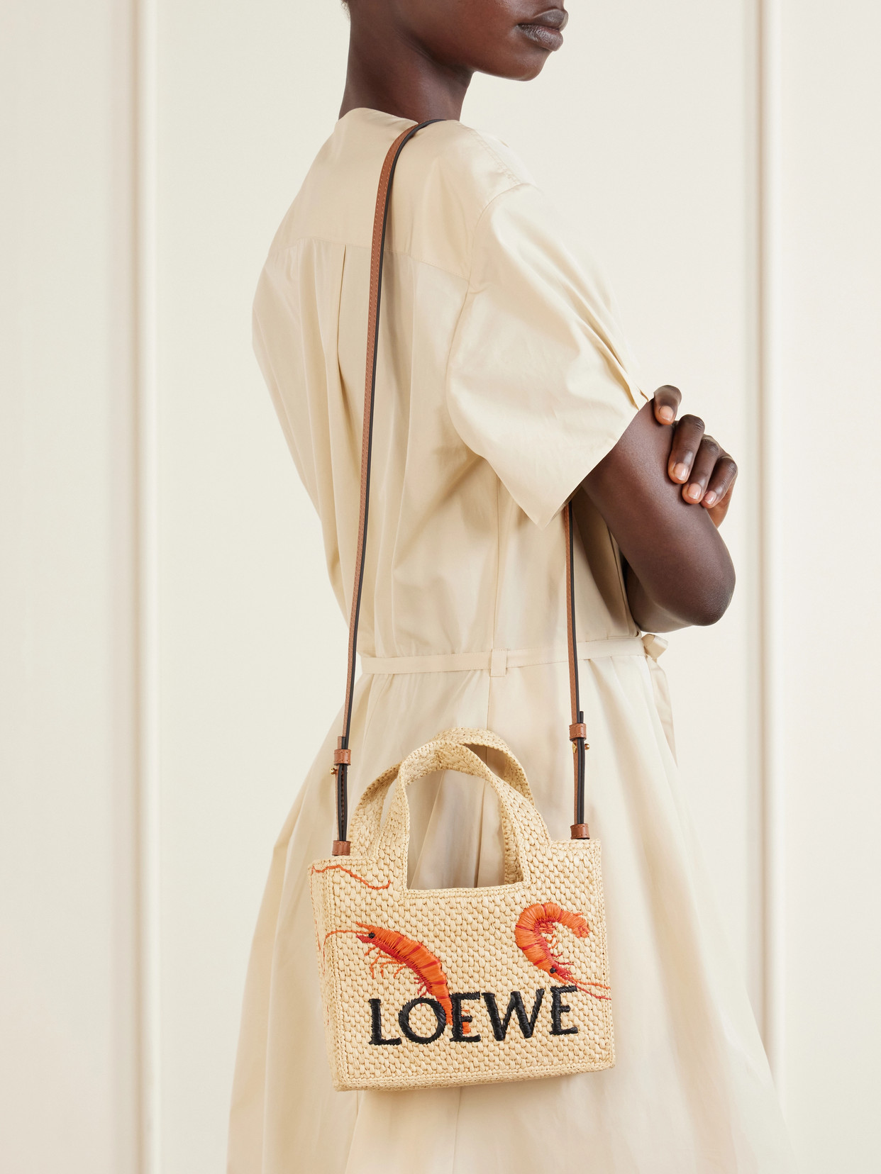 + Paula'S Ibiza Embroidered Raffia Tote