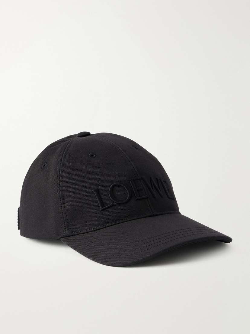 Loewe + Paula's Ibiza ogo-embroidered Cotton-twill Cap