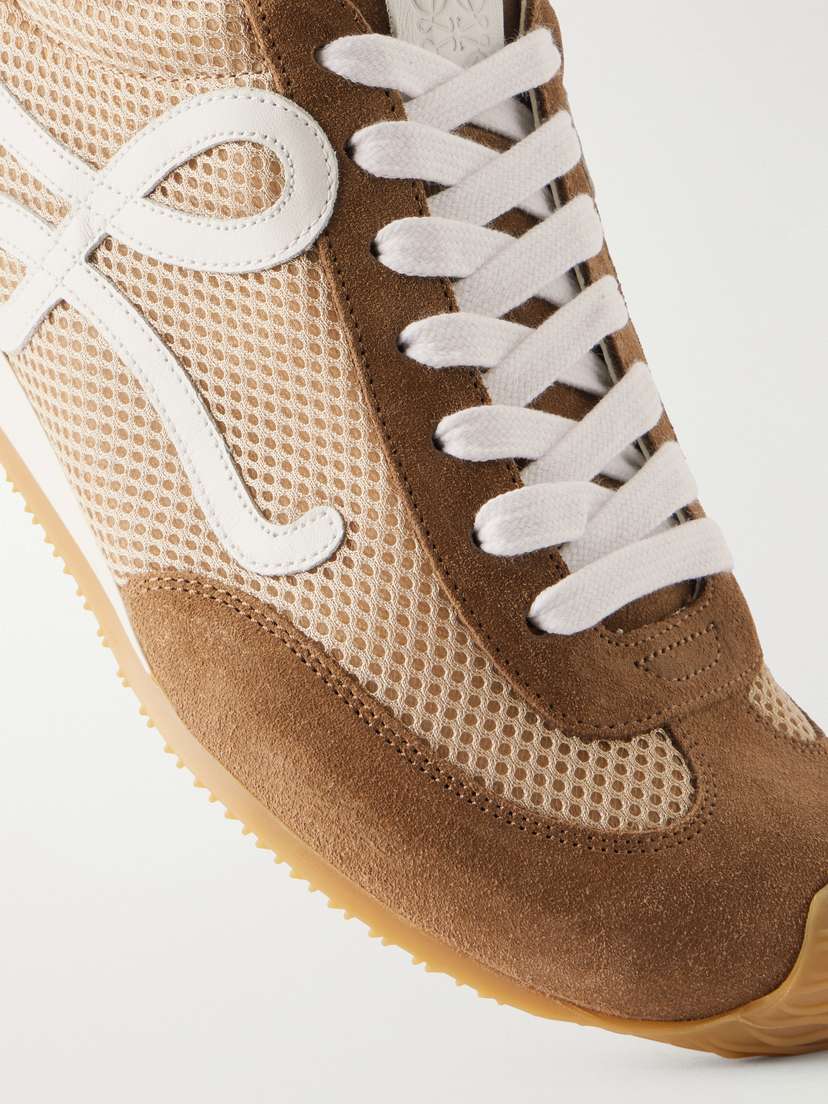 Loewe Ballet Runner 2.0 Logo-appliquéd Suede-trimmed Mesh Sneakers | Thumbnail 5