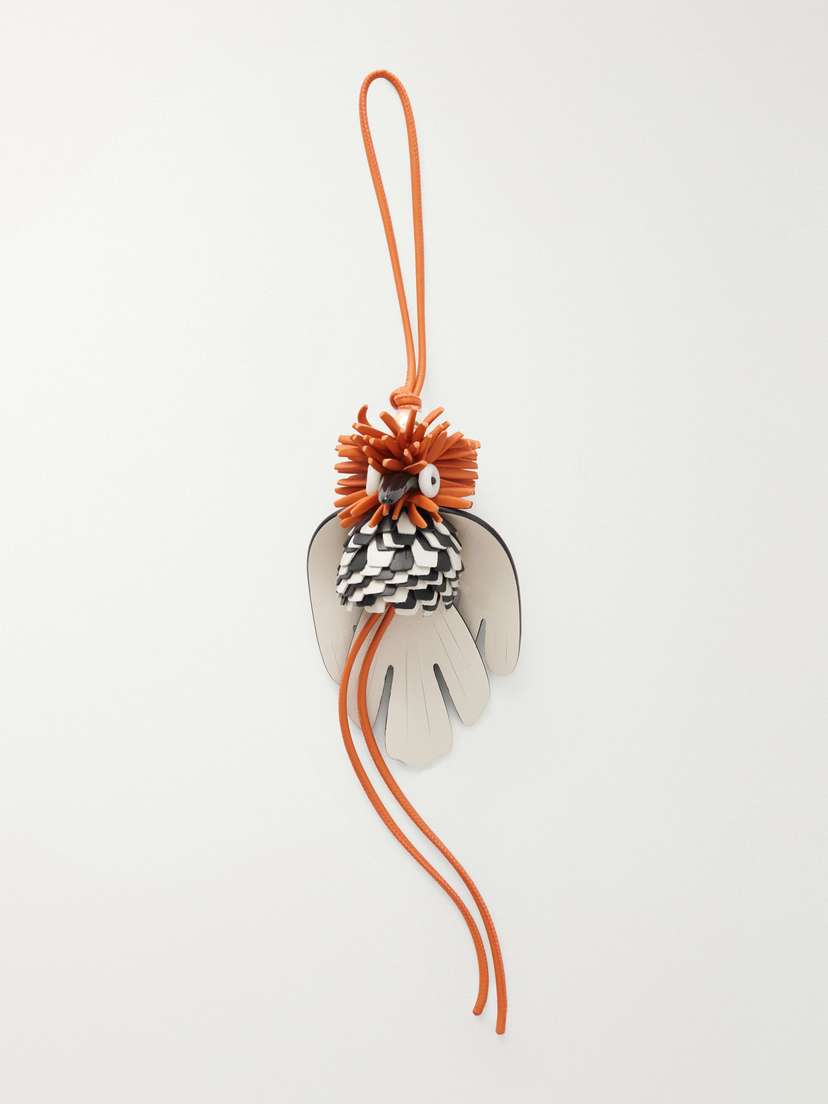 Loewe + Paula Ibiza Hoopoe Bird Leather Charm