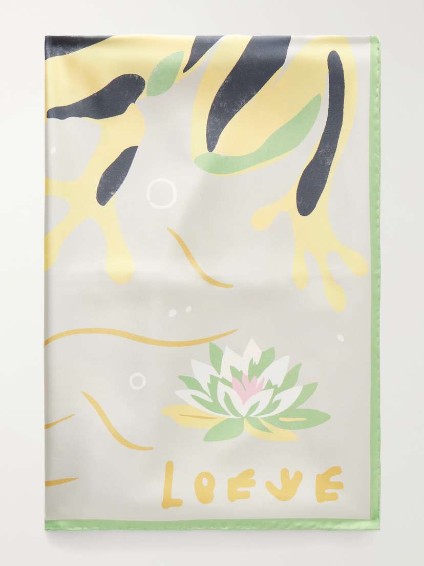 Loewe + Paula's Ibiza Printed Silk-twill Scarf | Thumbnail 6