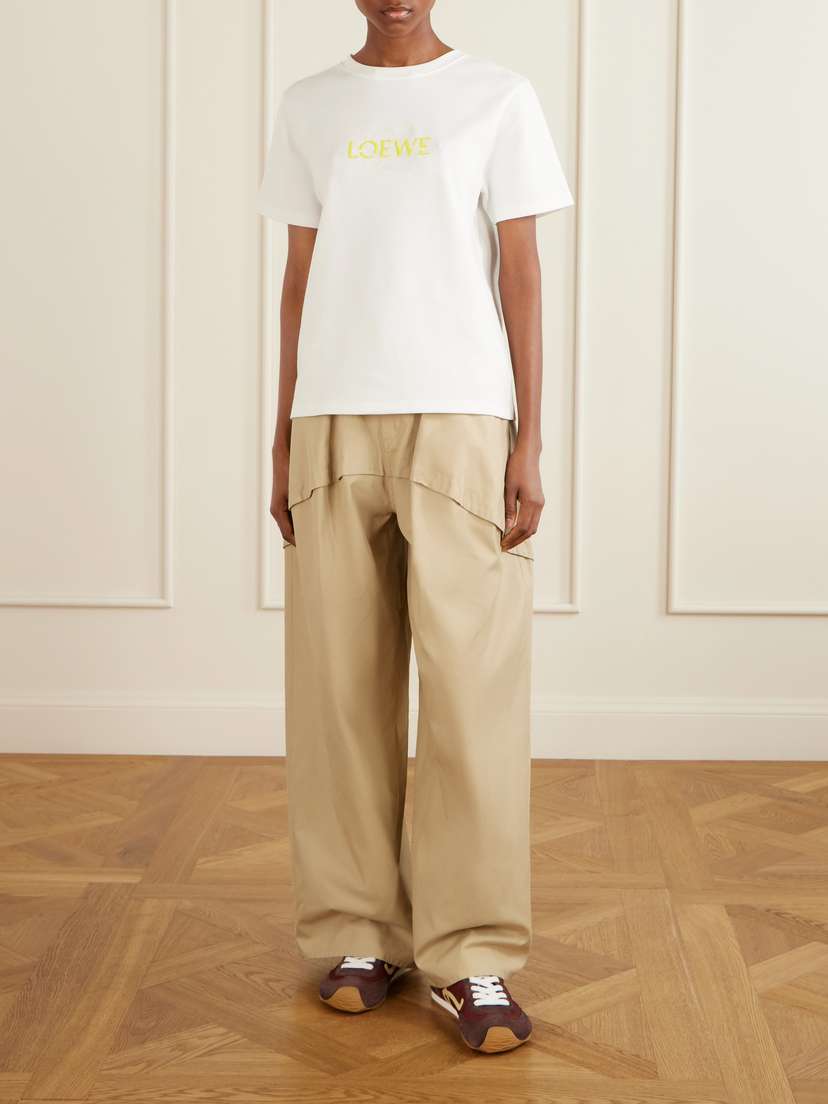 Loewe Ballet Runner 2.0 Logo-appliquéd Suede-trimmed Shell Sneakers | Thumbnail 4 Loewe Ballet Runner 2.0 Logo-appliquéd Suede-trimmed Shell Sneakers | Thumbnail 4