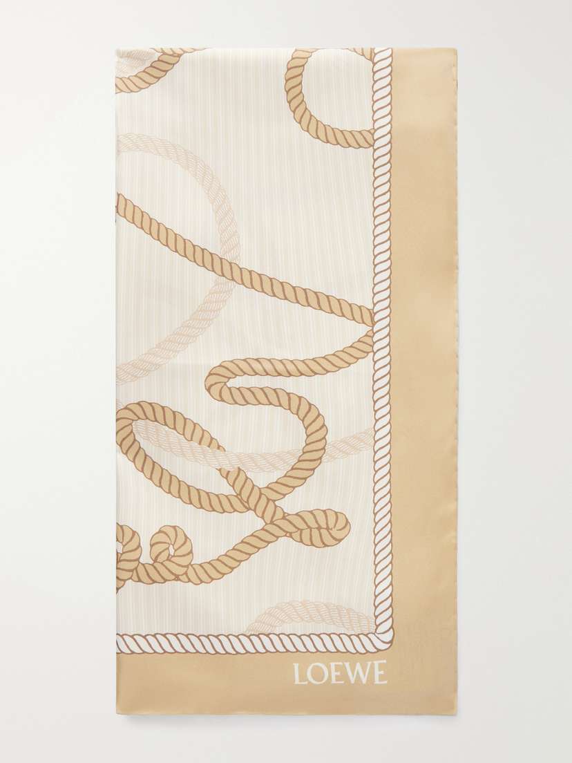 Loewe Printed Silk Scarf | Thumbnail 5 Loewe Printed Silk Scarf | Thumbnail 5