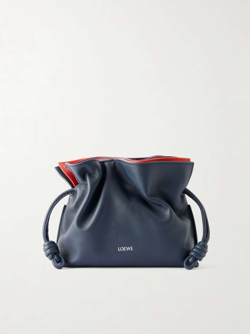 Loewe Flamenco Layers Mini Leather Clutch