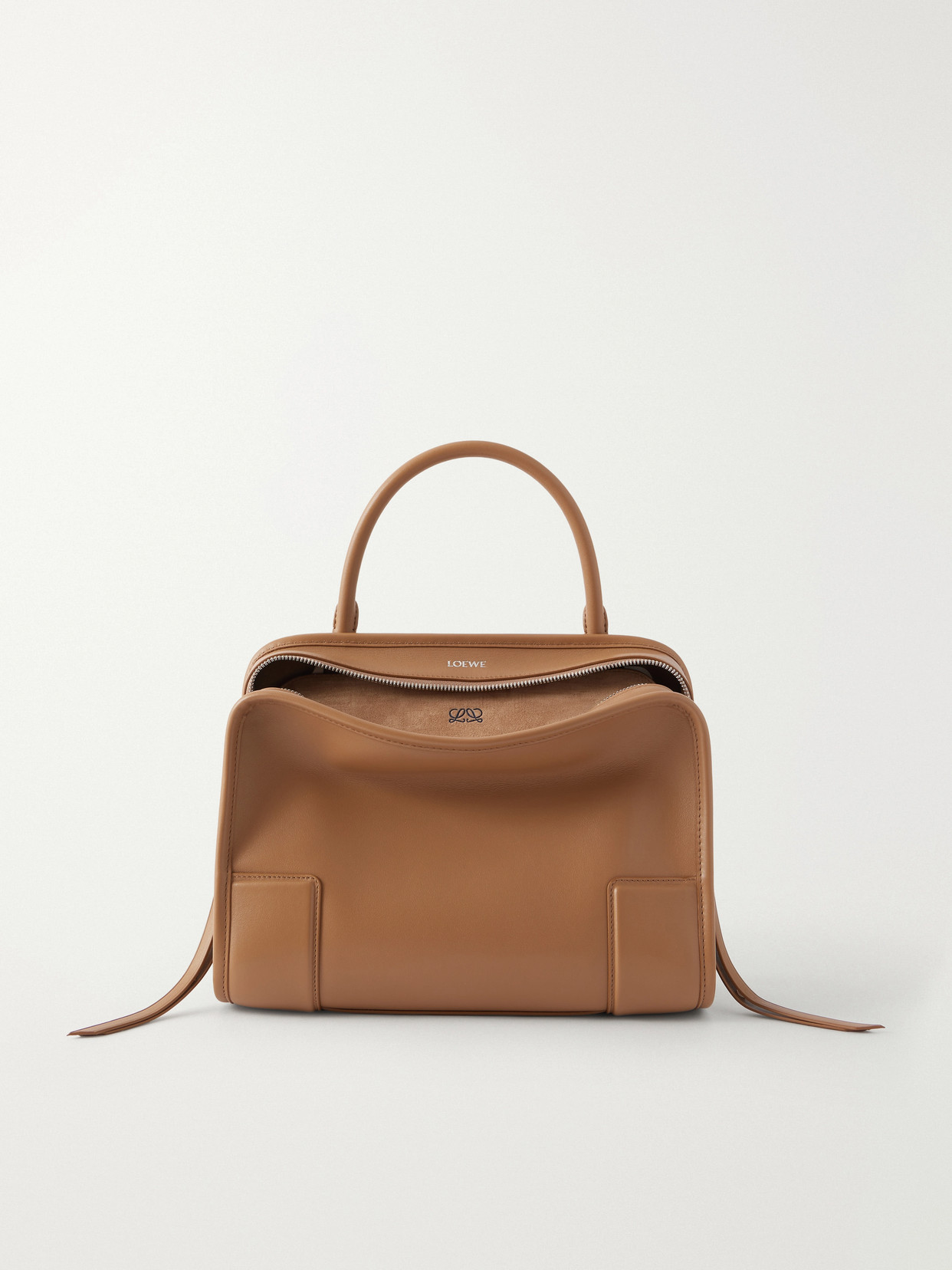 Loewe Amazona 180 Medium Leather Shoulder Bag In Brown