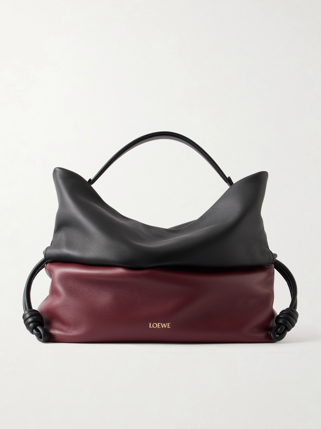 Loewe Flamenco Leather Tote In Multi
