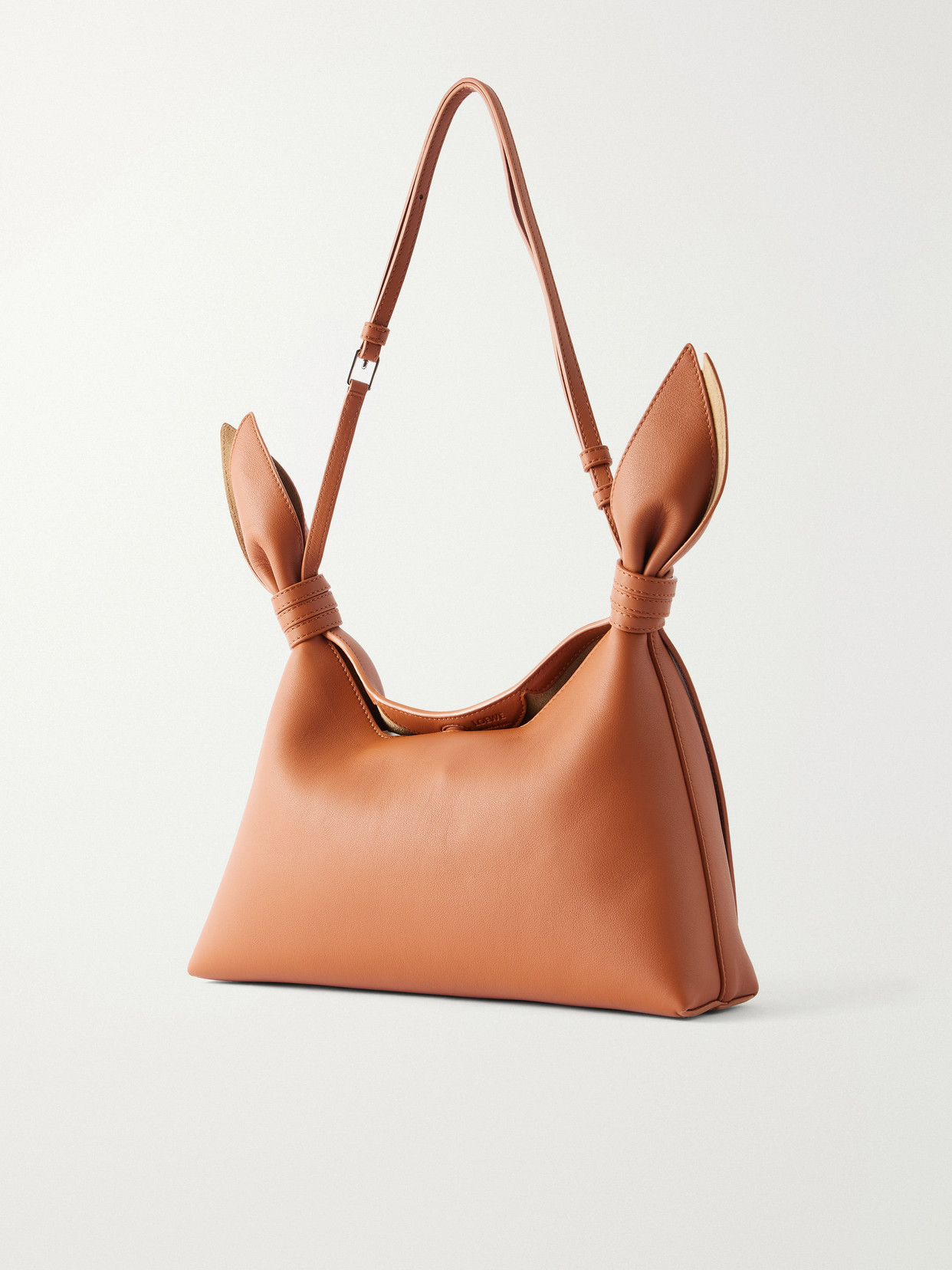 Scarf Medium Knot-Detailed Shoulder Bag