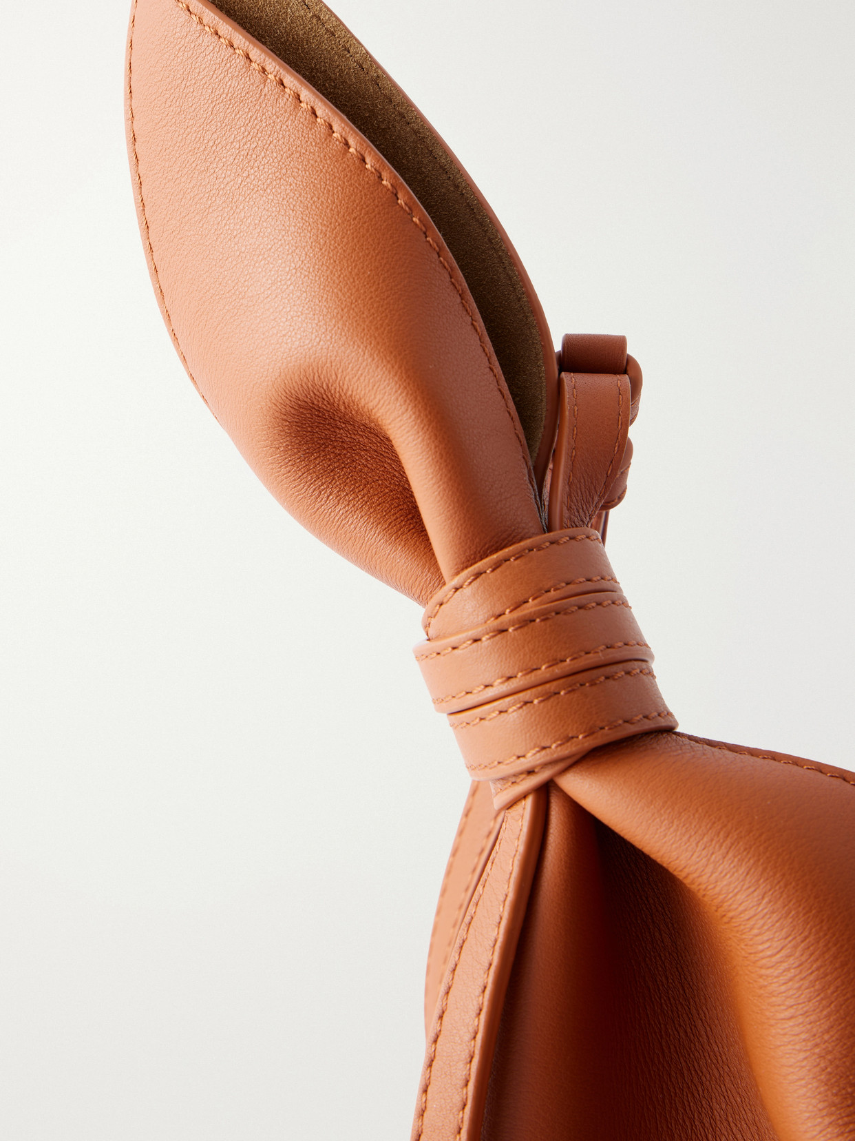 Scarf Medium Knot-Detailed Shoulder Bag