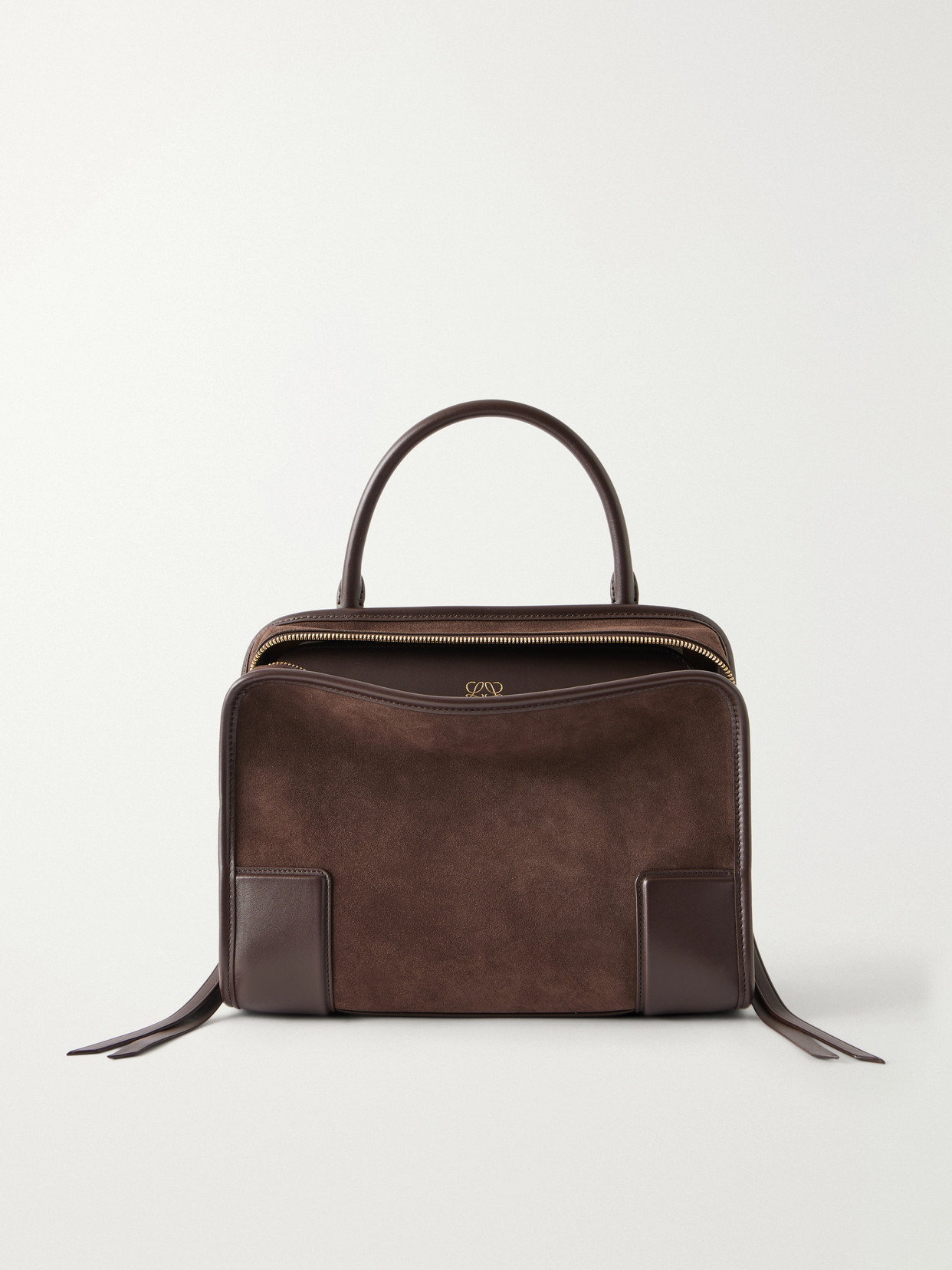 Loewe Amazona 180 Medium Leather Tote In Brown