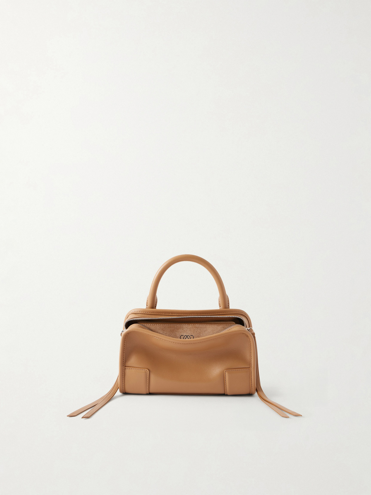 Loewe Amazona 180 Mini Leather Shoulder Bag In Neutral