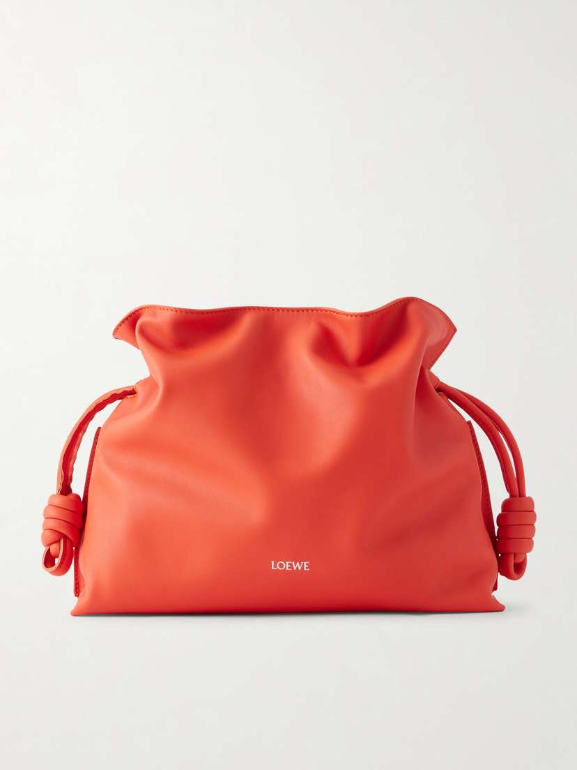 Loewe Flamenco Leather Clutch