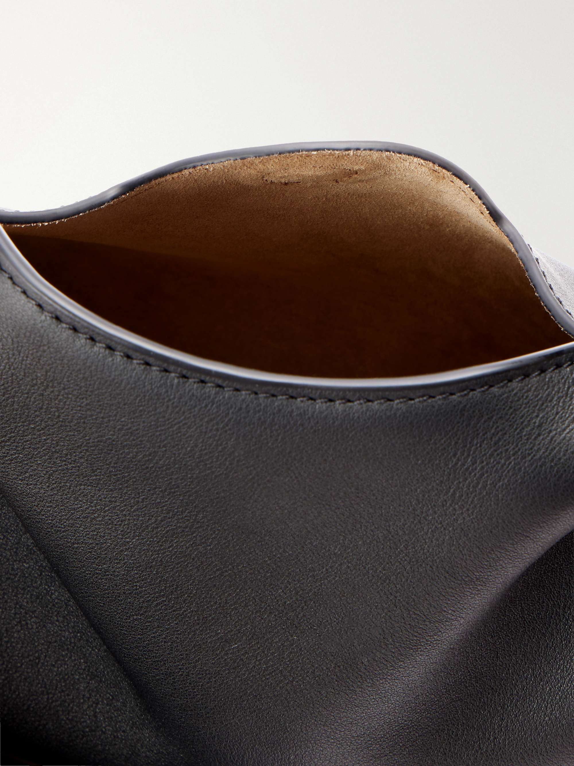 LOEWE Scarf mini knot-detailed leather shoulder bag | NET-A-PORTER