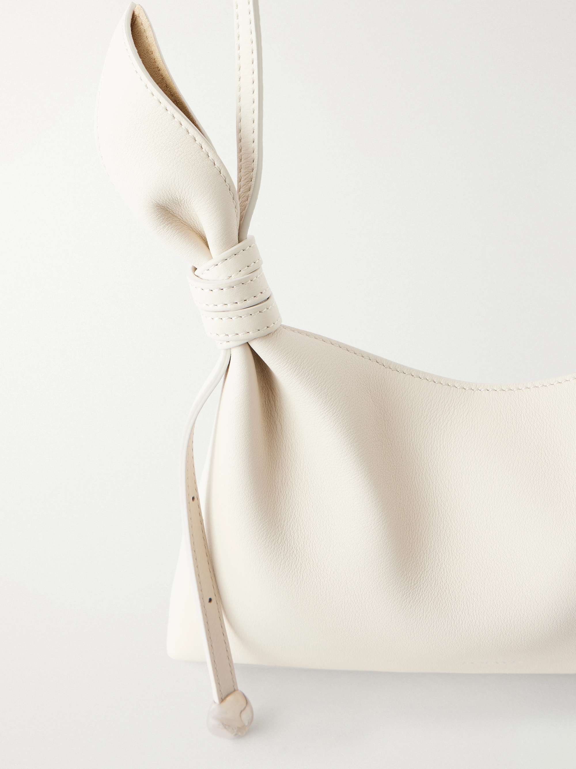 【超激レア⭐︎】story mfg マフラー acne studios LOEWE LOEWE Scarf mini knot-detailed leather shoulder bag | NET-A-PORTER