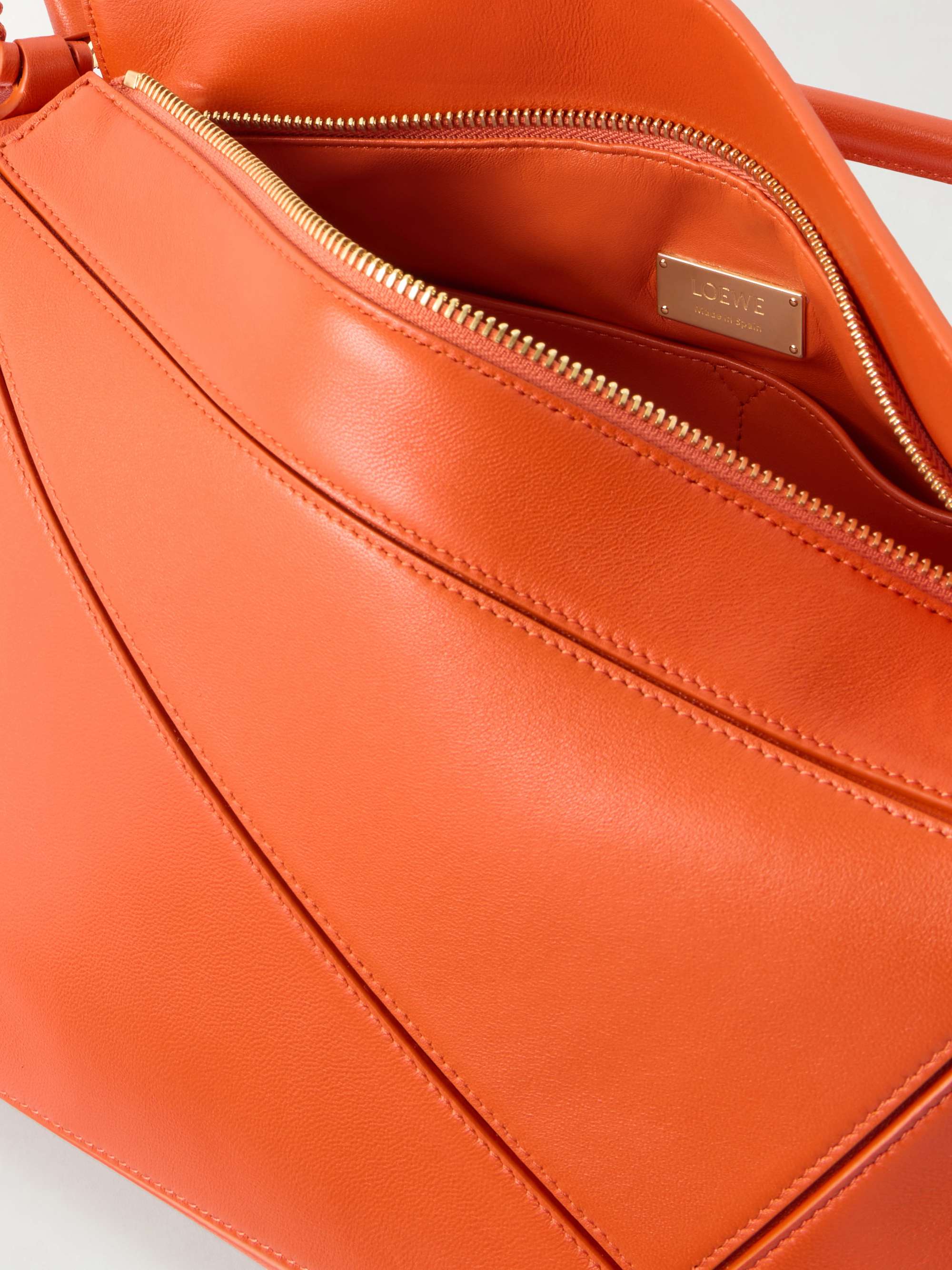 LOEWE + Paula's Ibiza Puzzle small leather shoulder bag | NET-A-PORTER