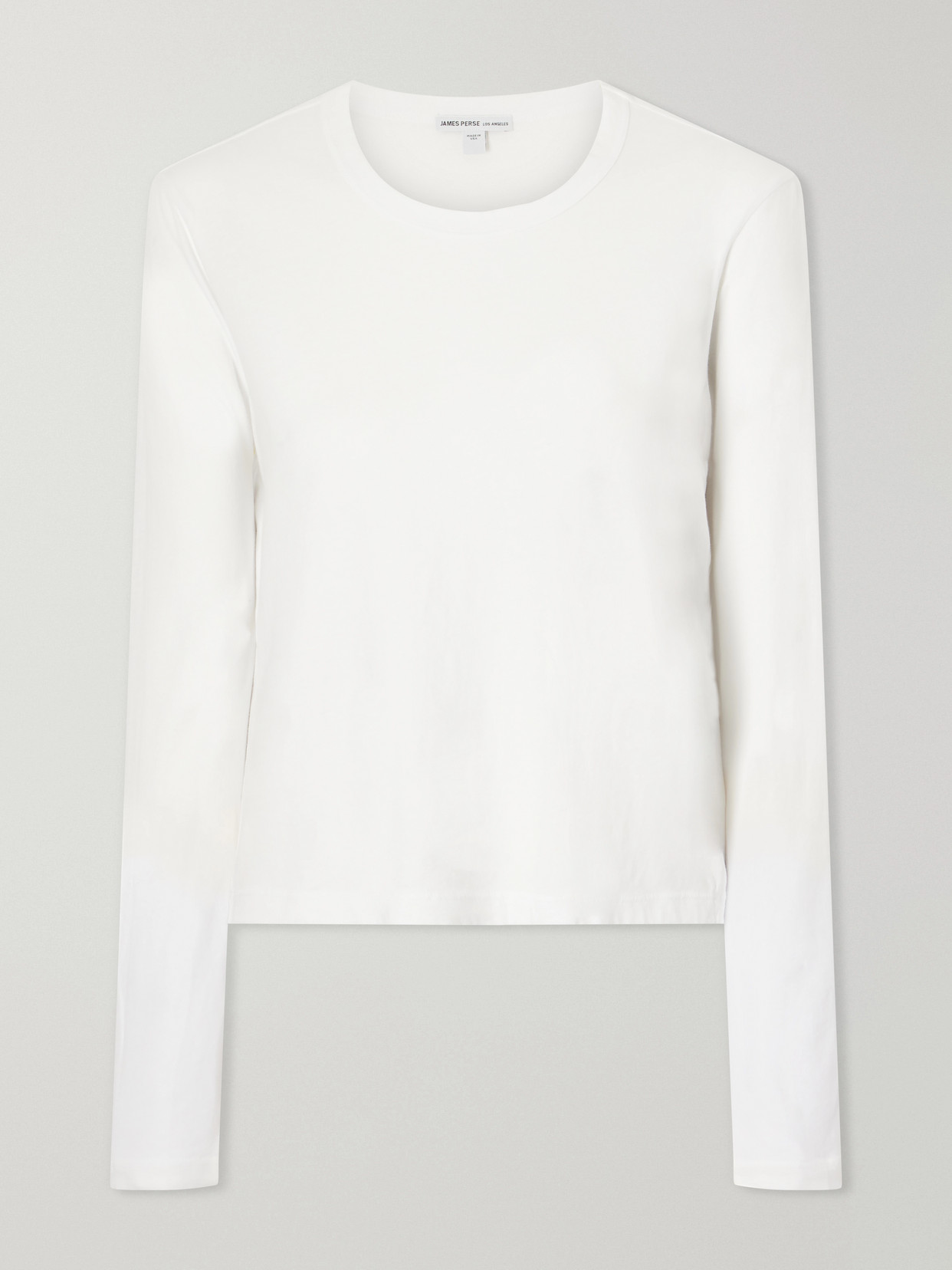 James Perse Cotton-jersey T-shirt In White
