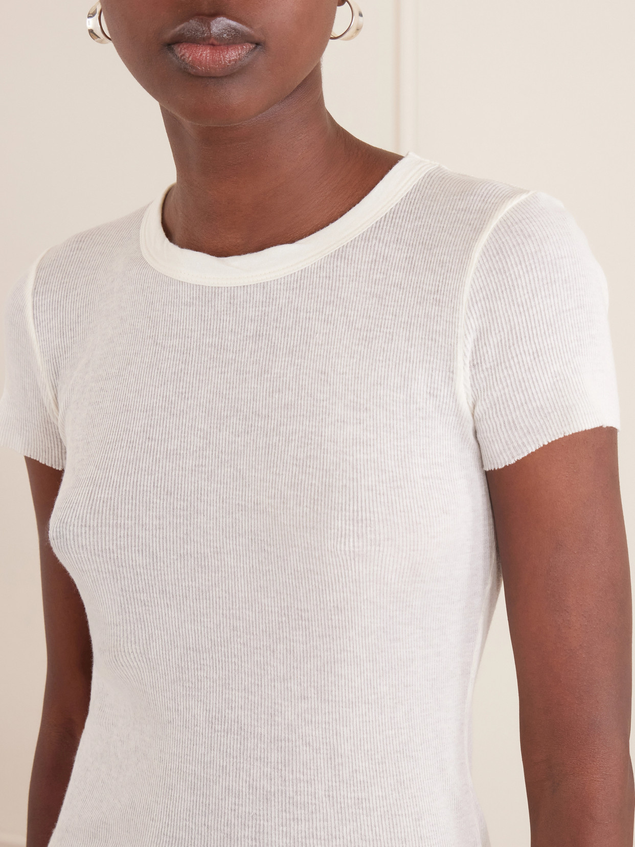 Cotton And Cashmere-Blend T-Shirt