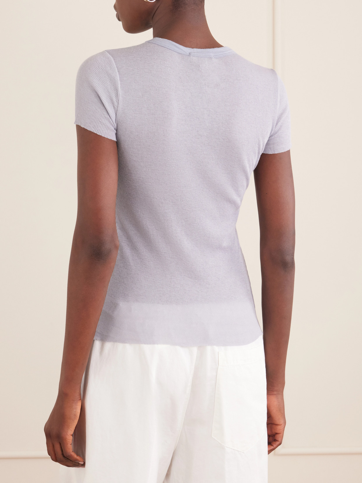 Cotton And Cashmere-Blend T-Shirt