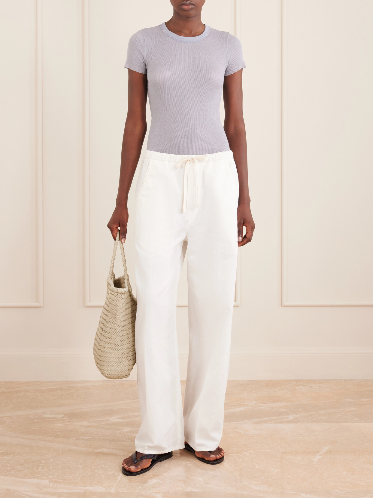 Cotton And Cashmere-Blend T-Shirt