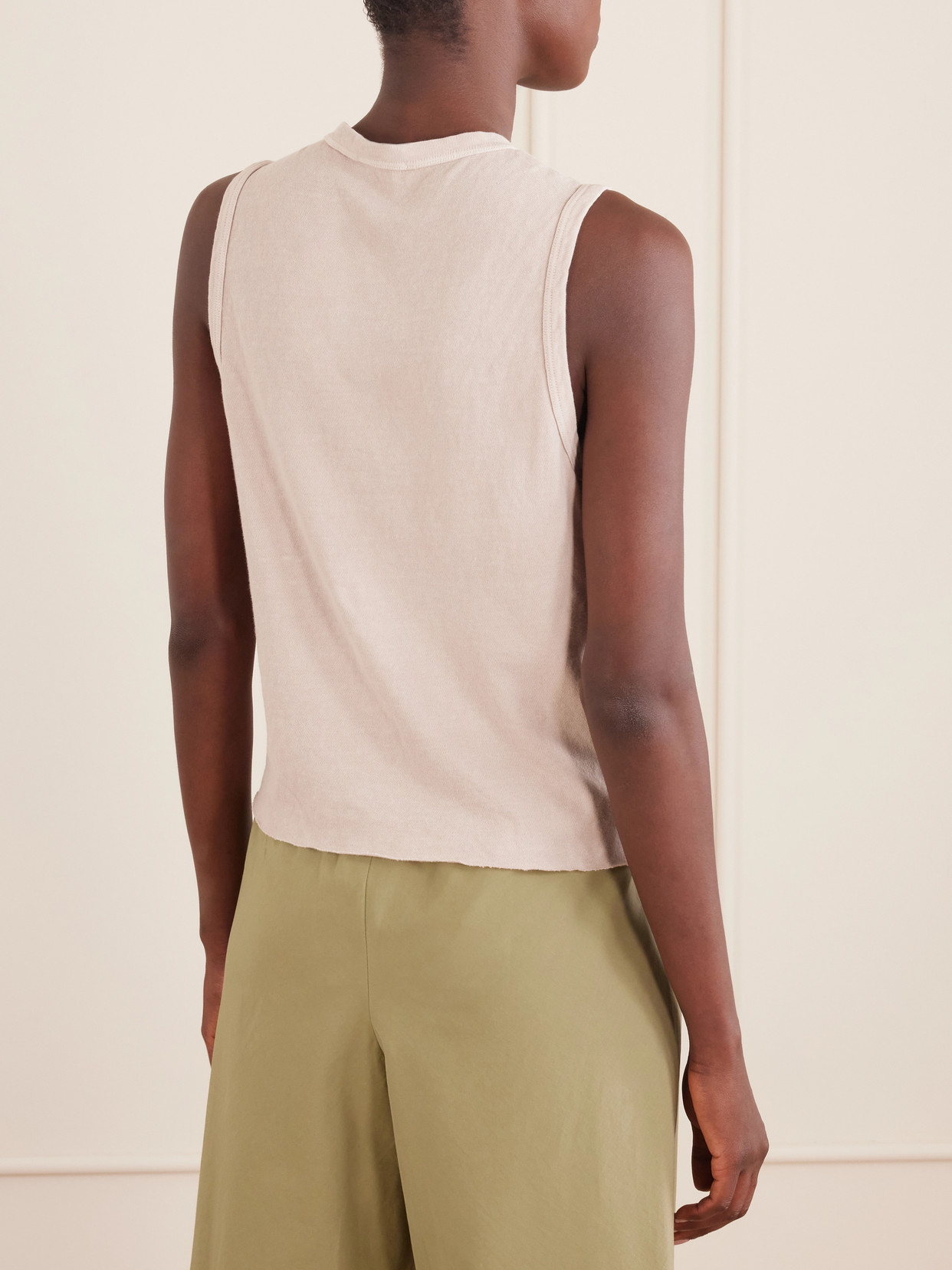 Cotton-Piqué Tank