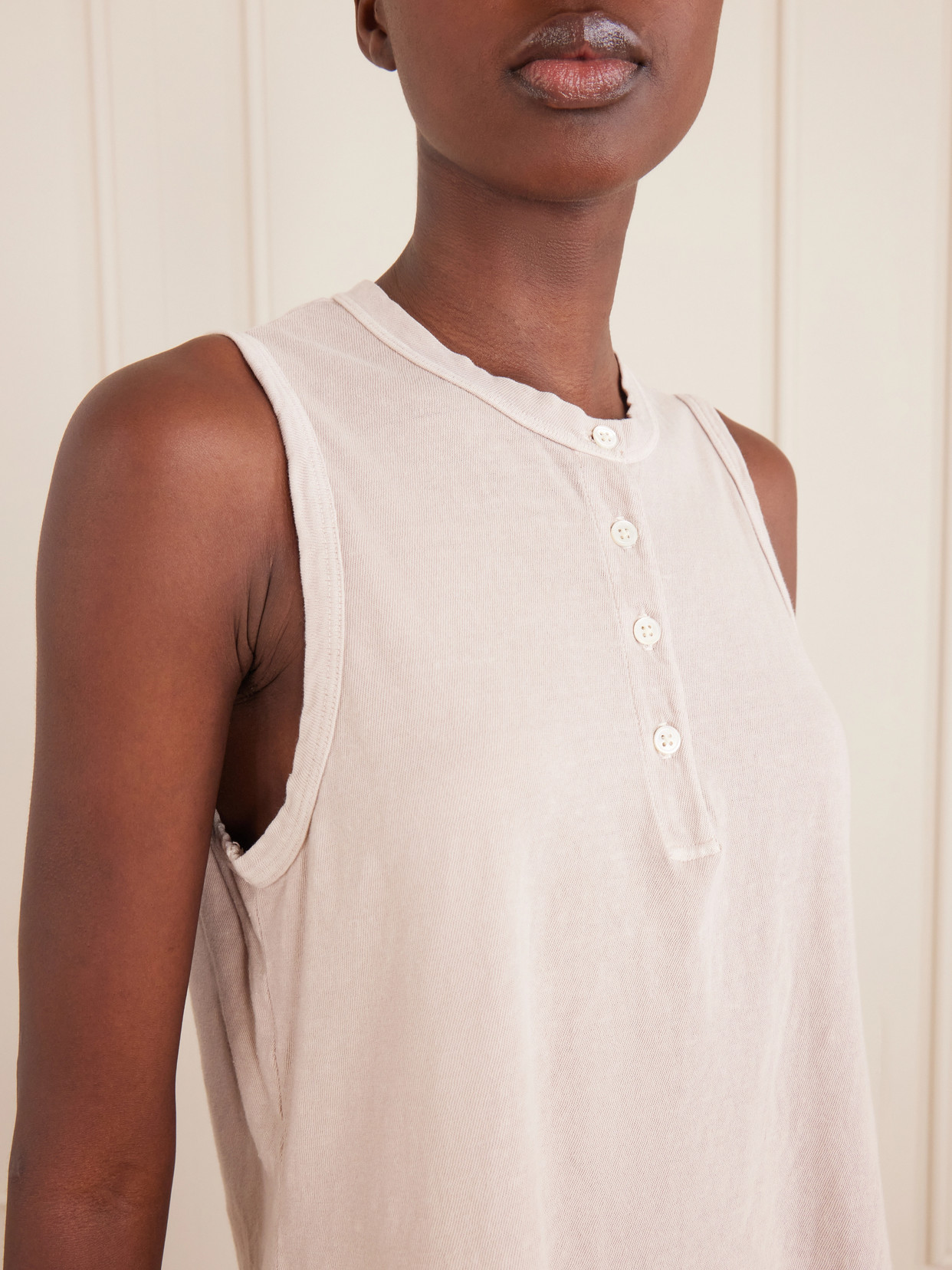 Cotton-Piqué Tank