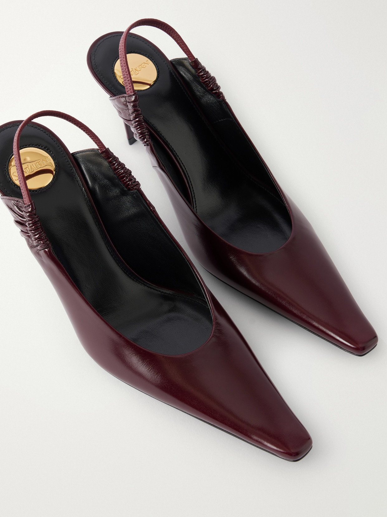 Anne-Marie 75 Ruched Slingback