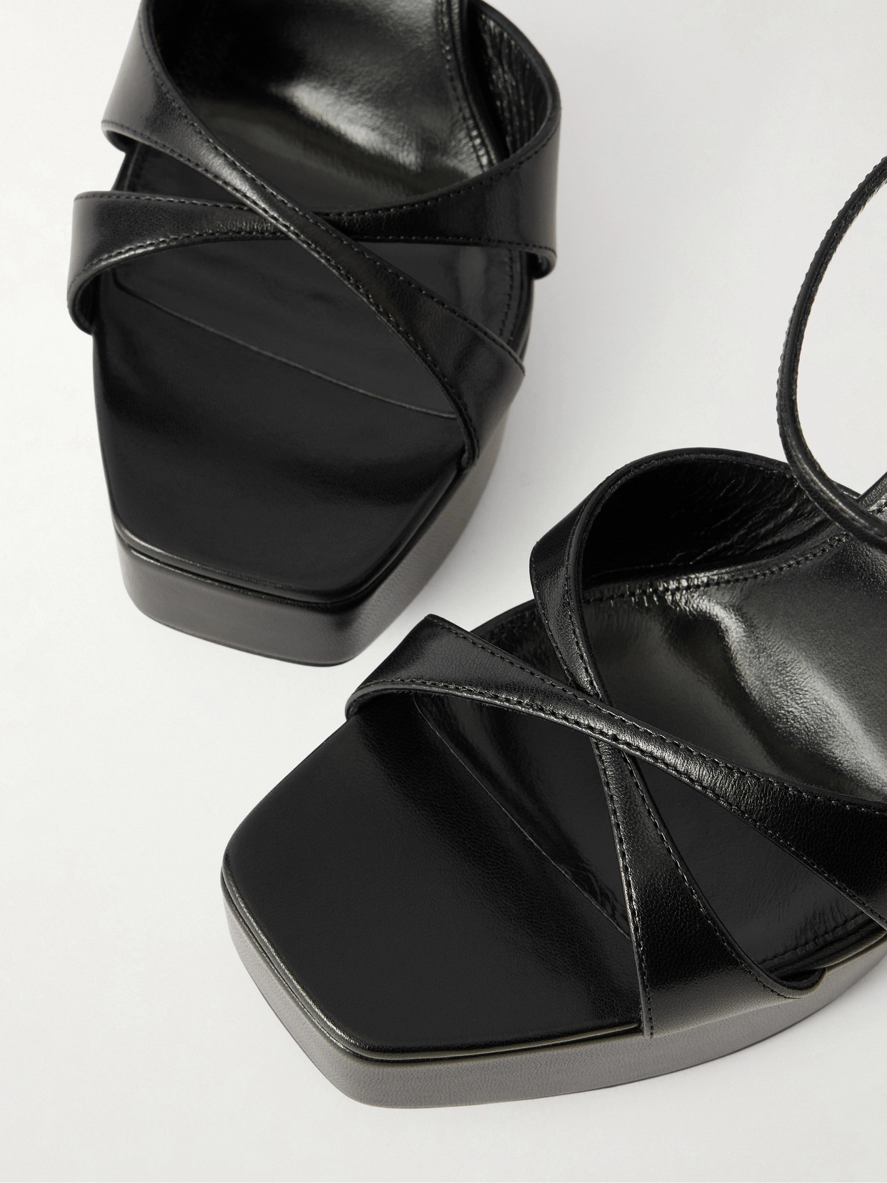 Debbie Leather Platform Sandals