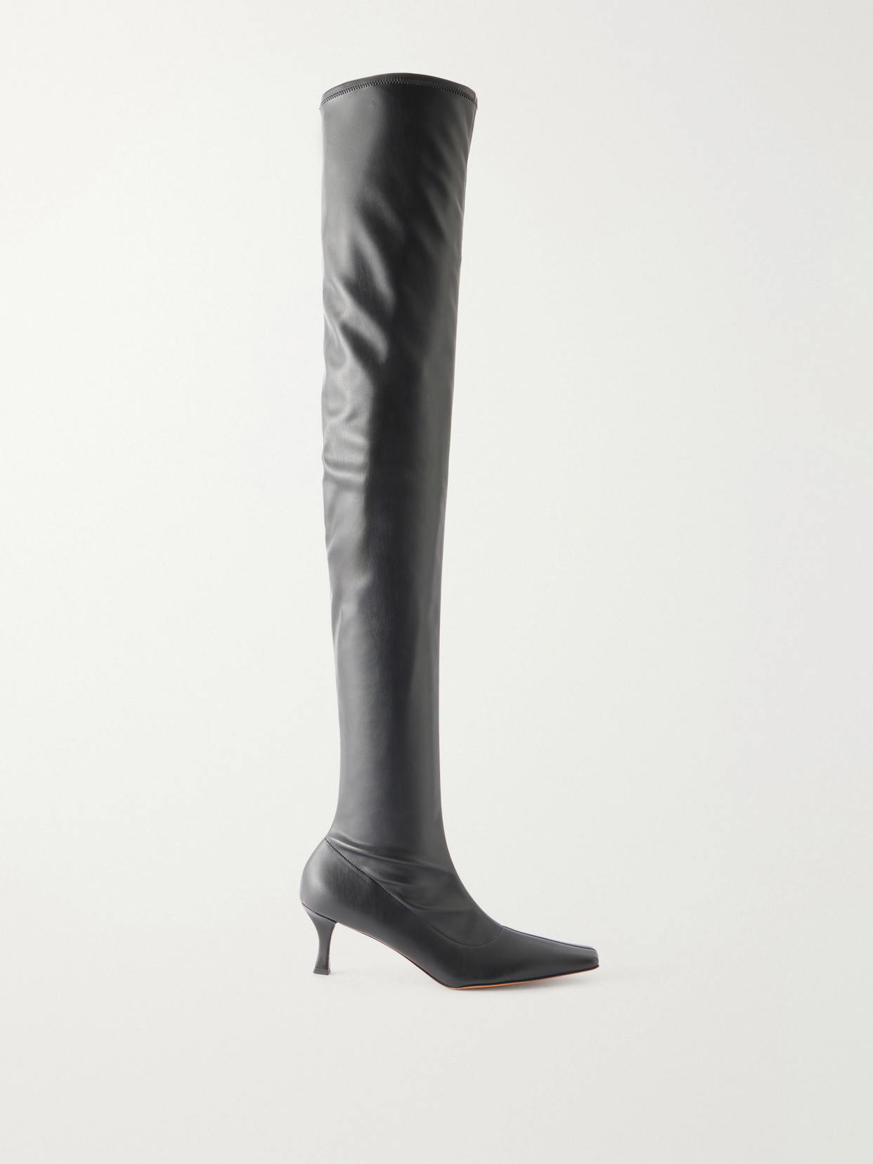 Proenza Schouler Trap 60 Stretch Over-the-knee Boots In Black