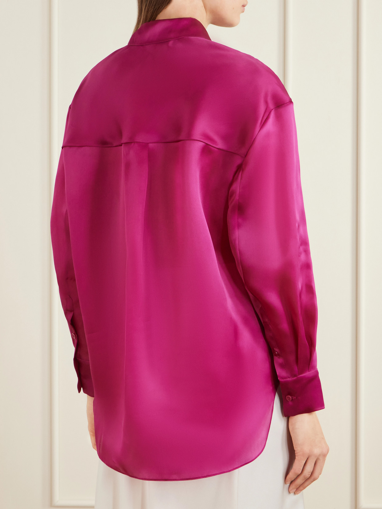 Dani Silk-Organza Shirt